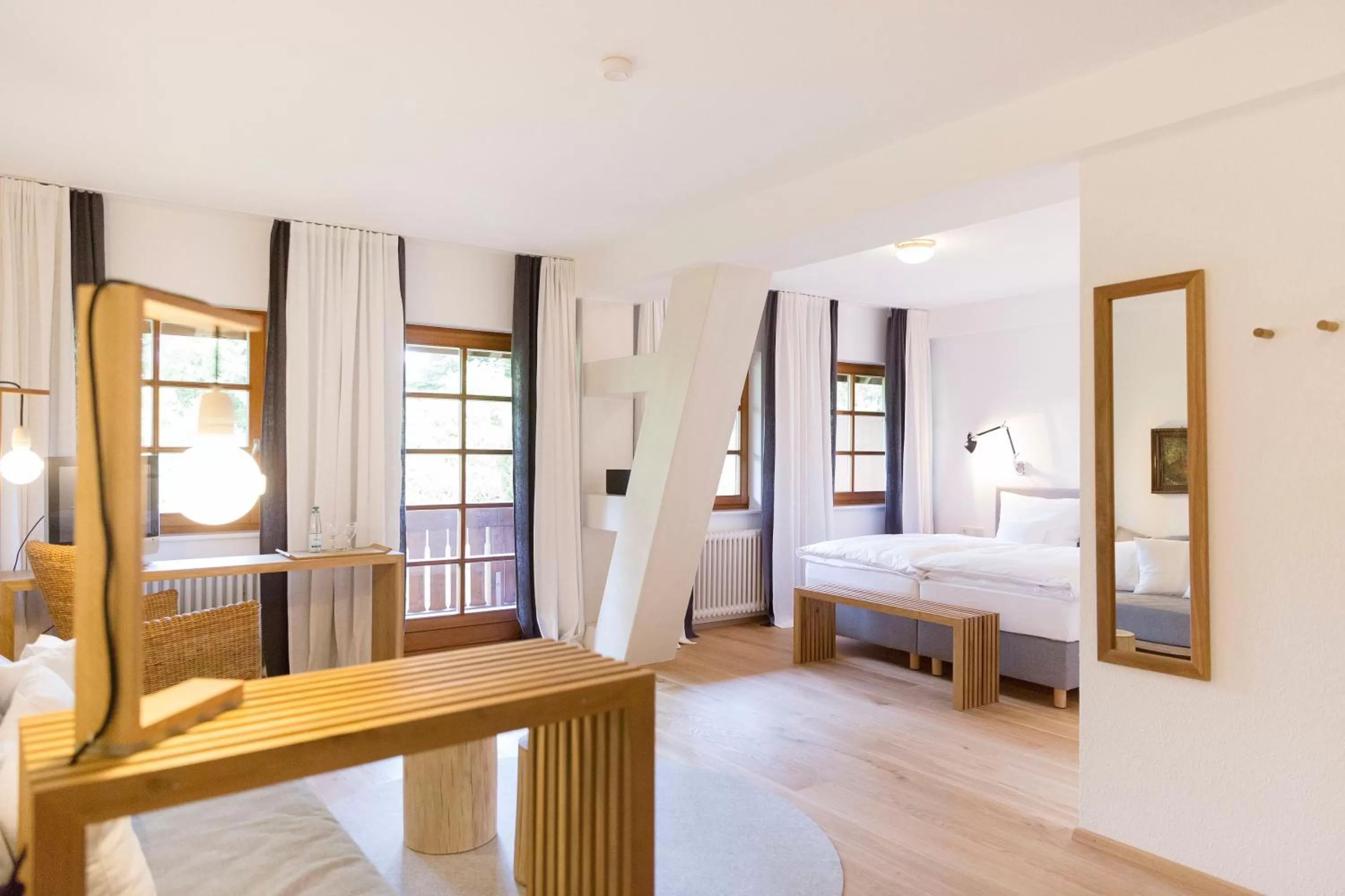 Photo of the whole room, Bed in Der Hirschen