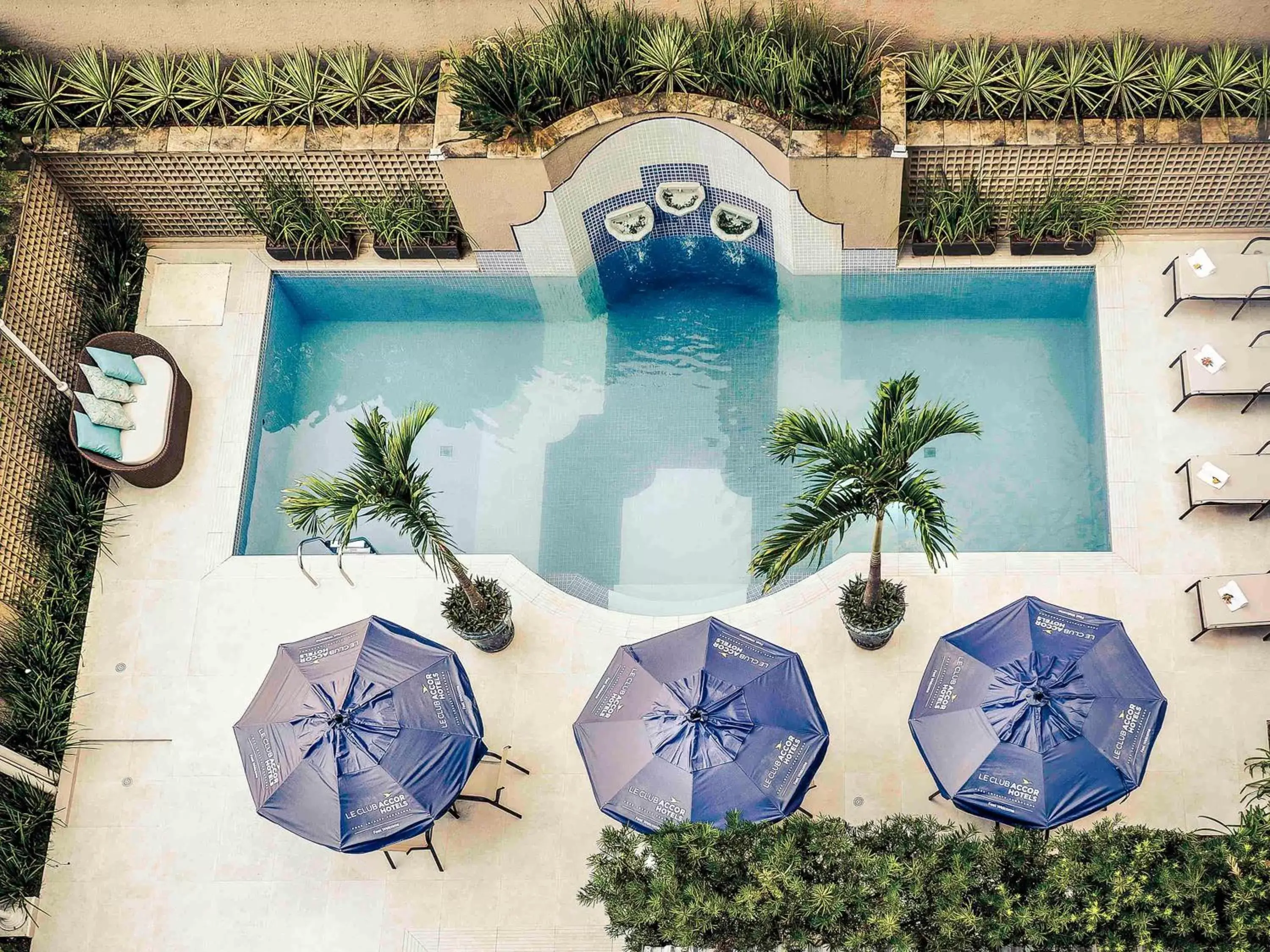 Pool View in Mercure Sao Paulo JK