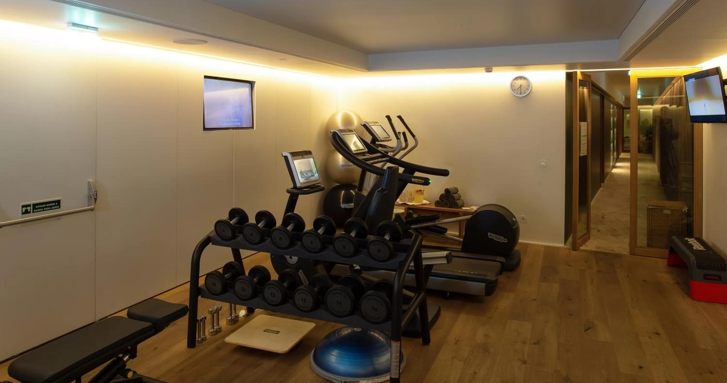 Fitness centre/facilities in Lisboa Pessoa Hotel