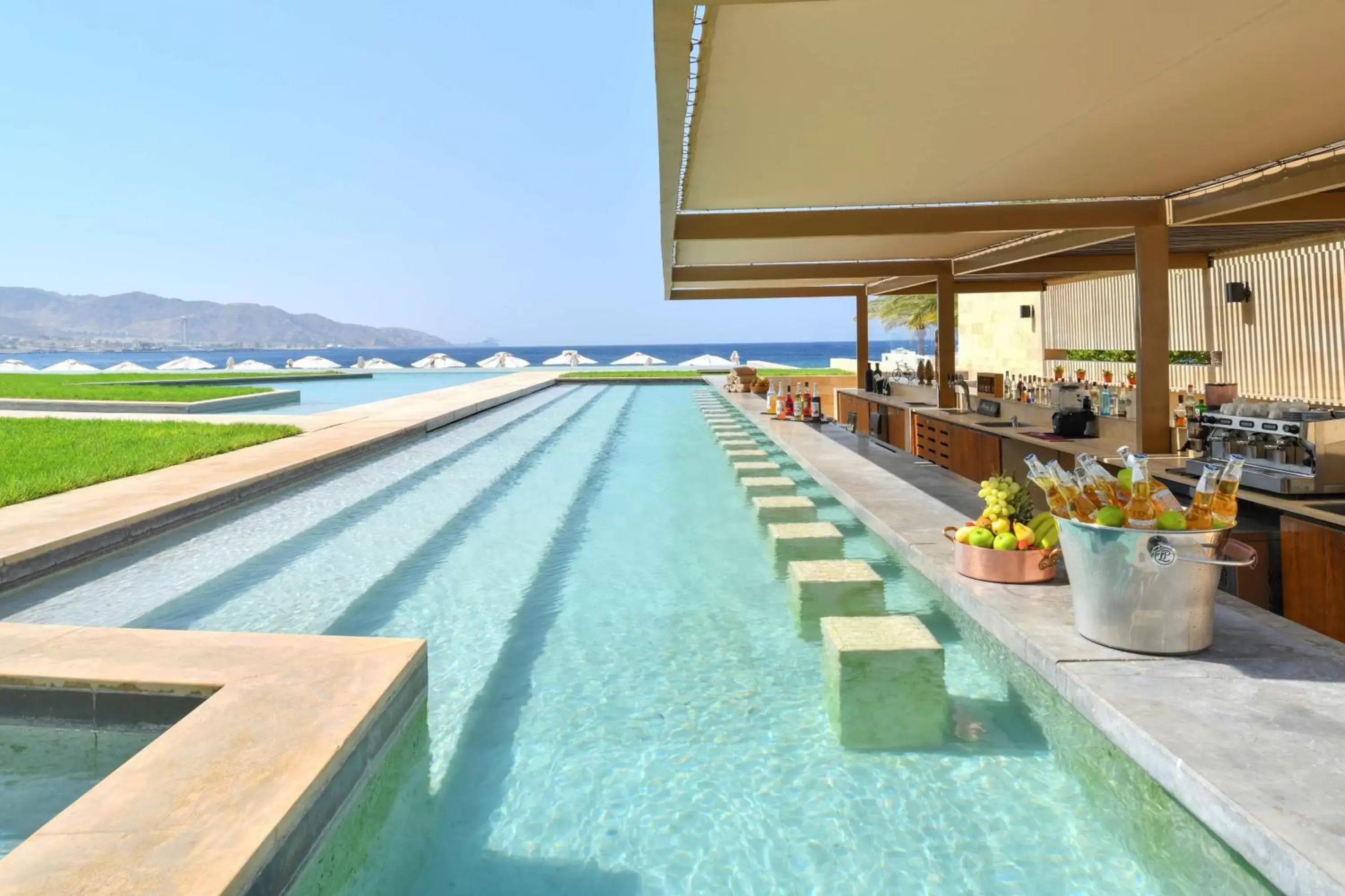 Pool view, Swimming Pool in Kempinski Hotel Aqaba