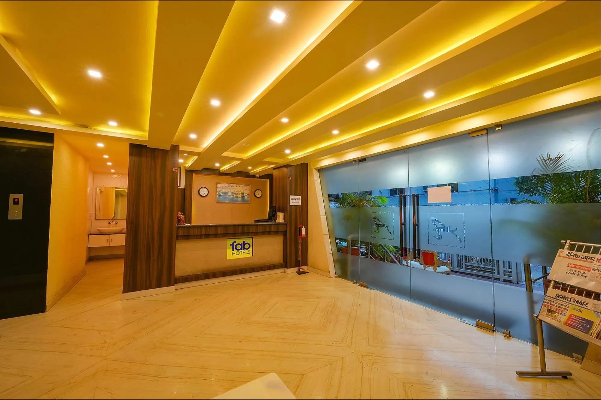 Lobby or reception in FabHotel Accord