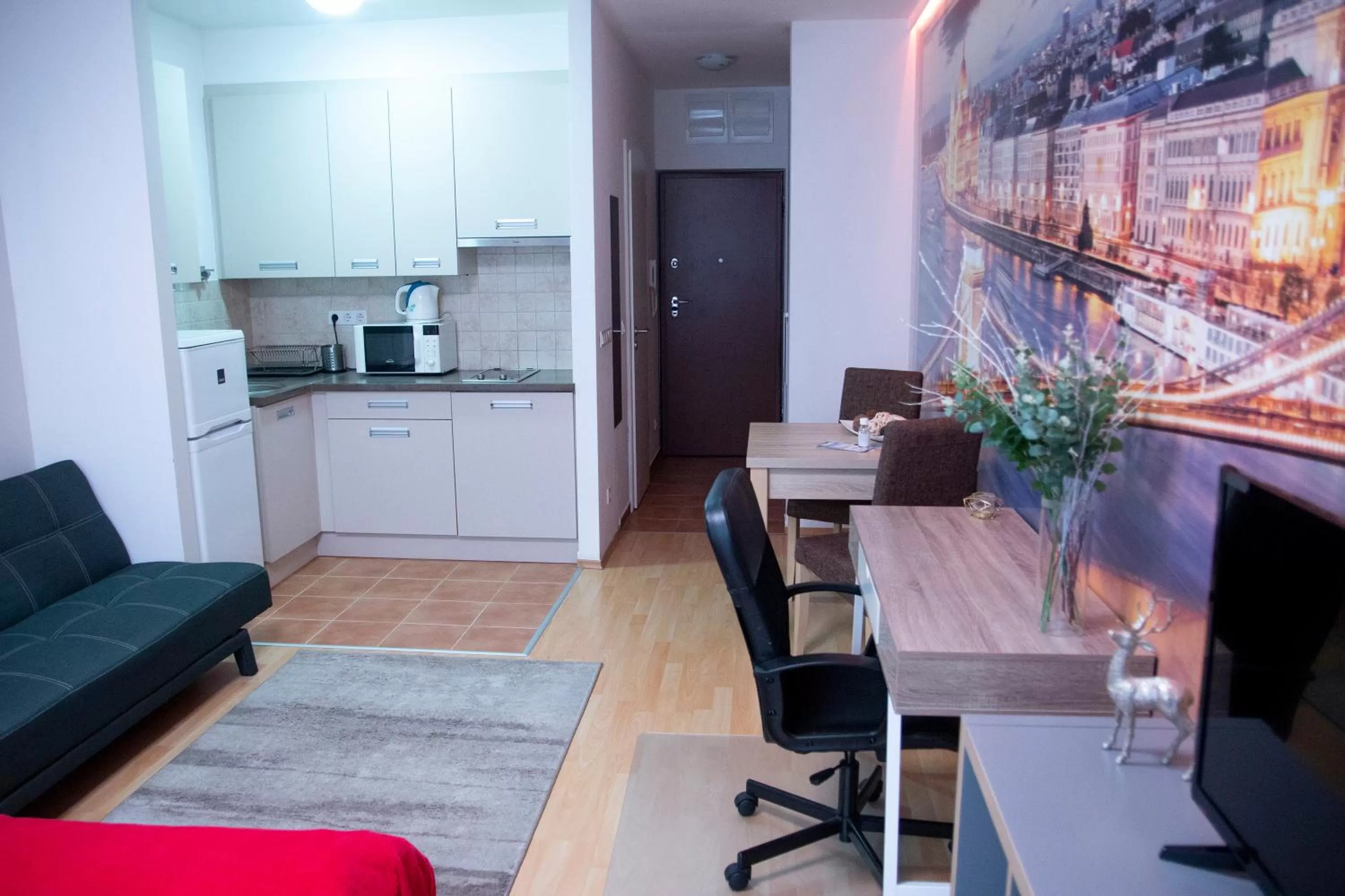 Seating area in Keleti Aparthotel