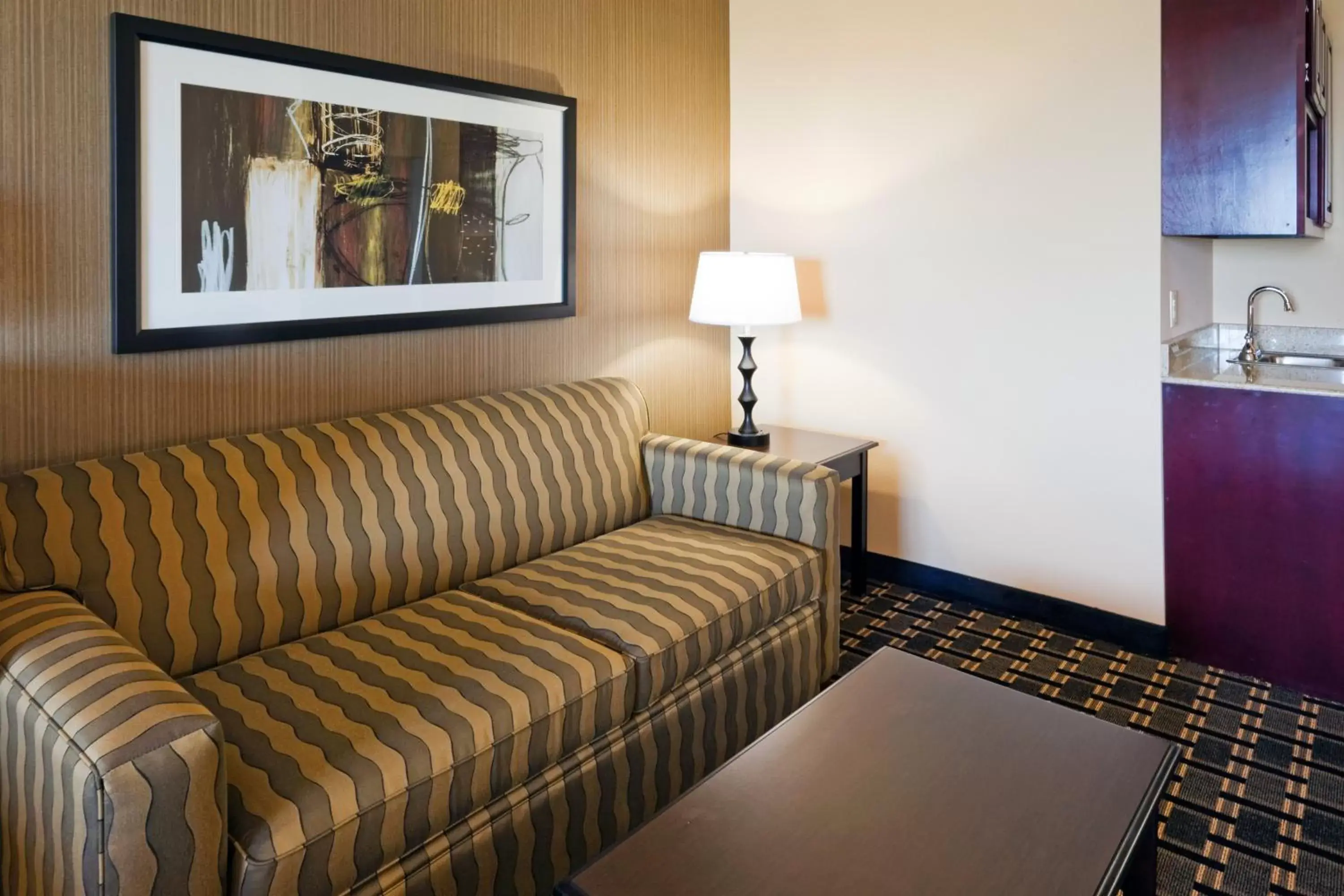 Photo of the whole room, Seating Area in Holiday Inn Express Hotel & Suites Ennis, an IHG Hotel