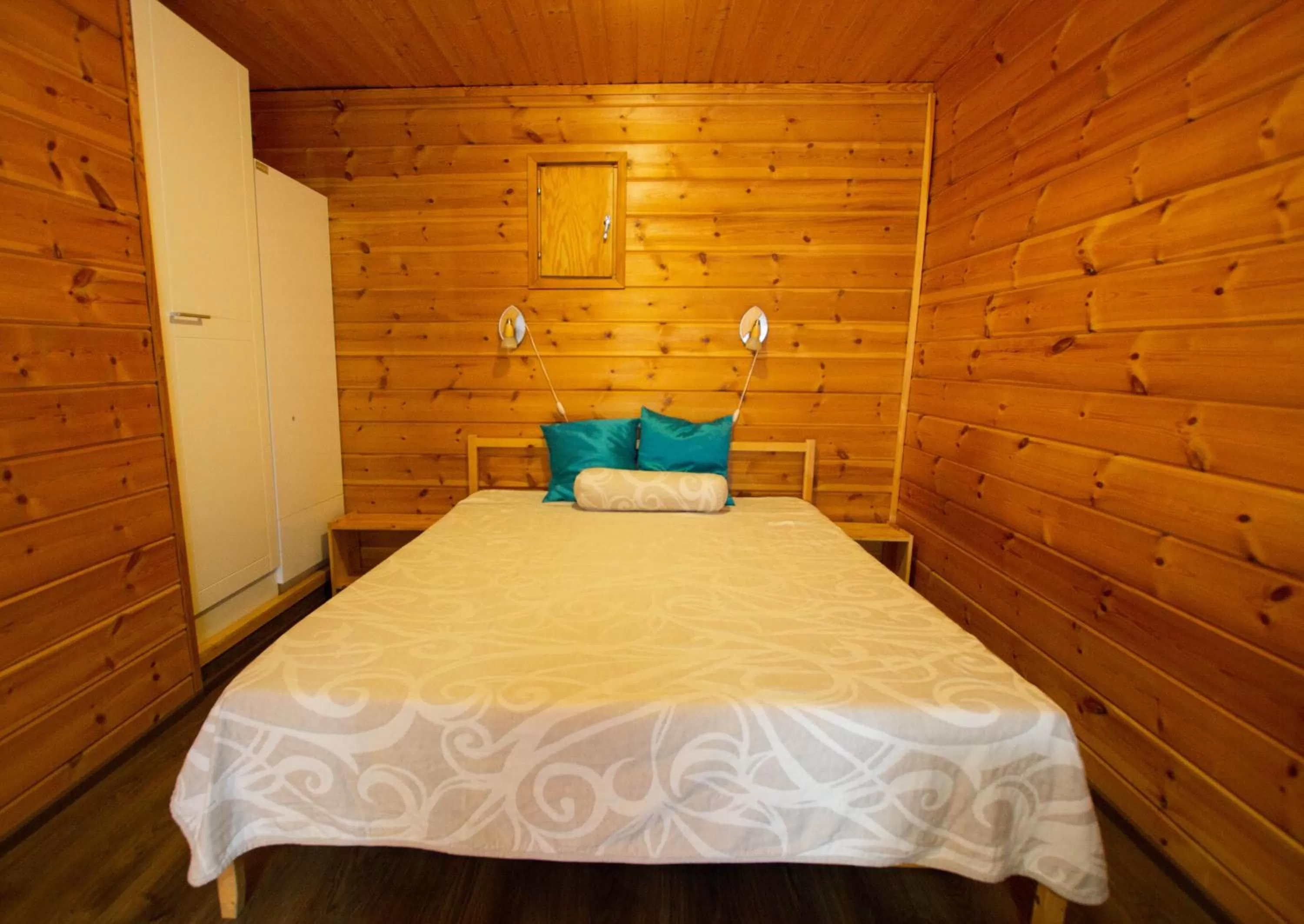 Bed in Motelli Rovaniemi