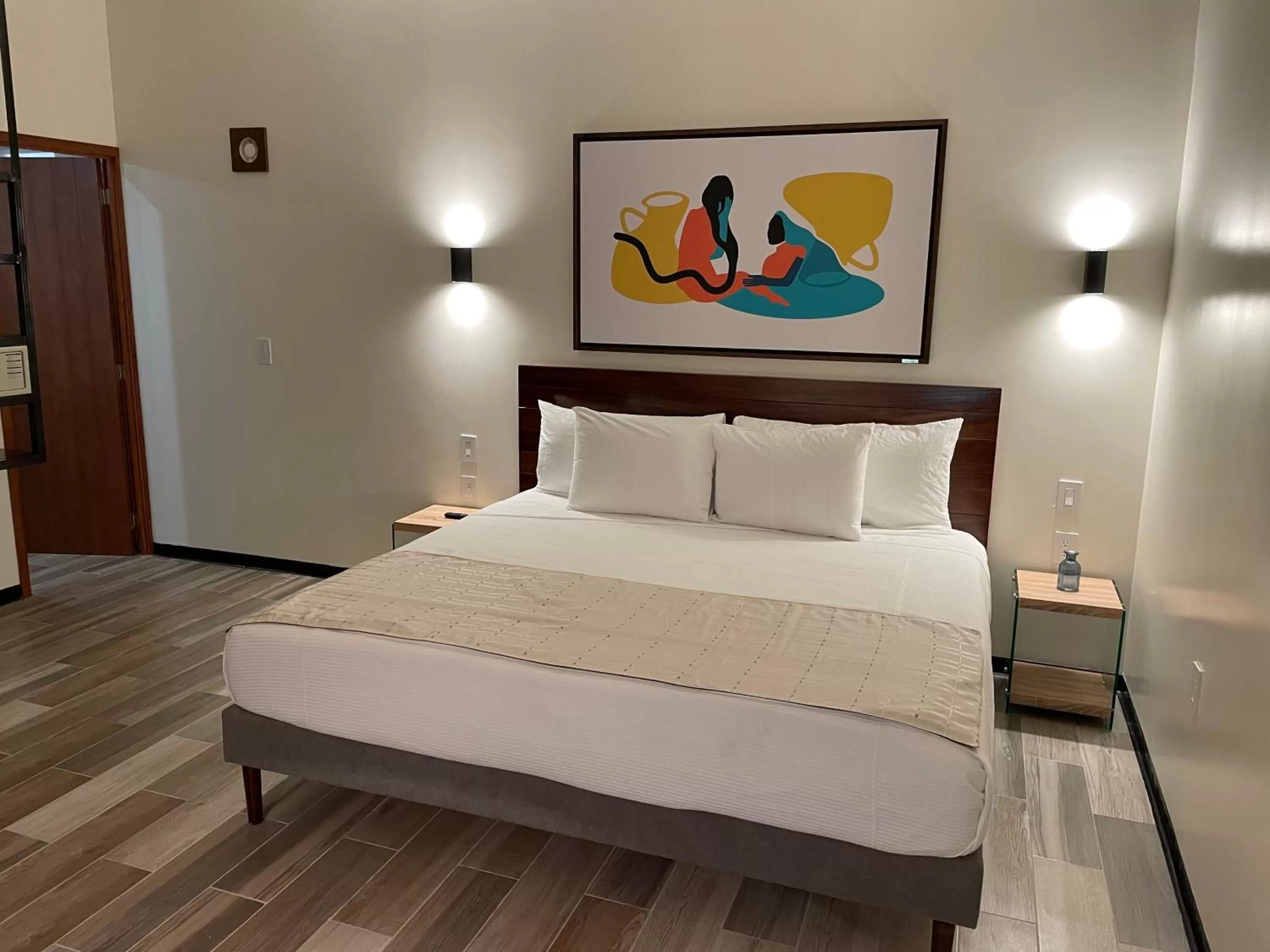 Bed in Joint Boutique Hotel