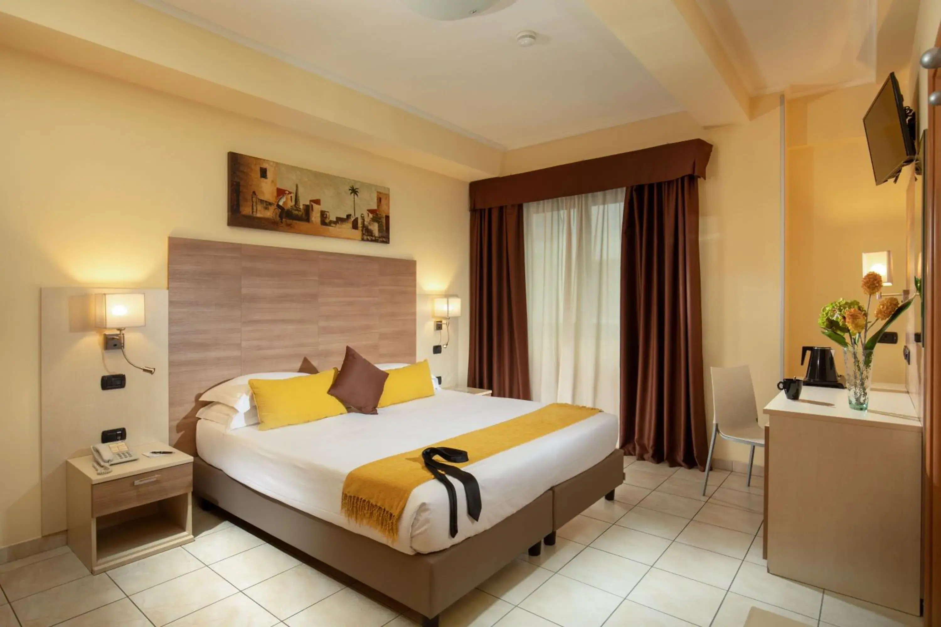 Bed in Hotel Domidea