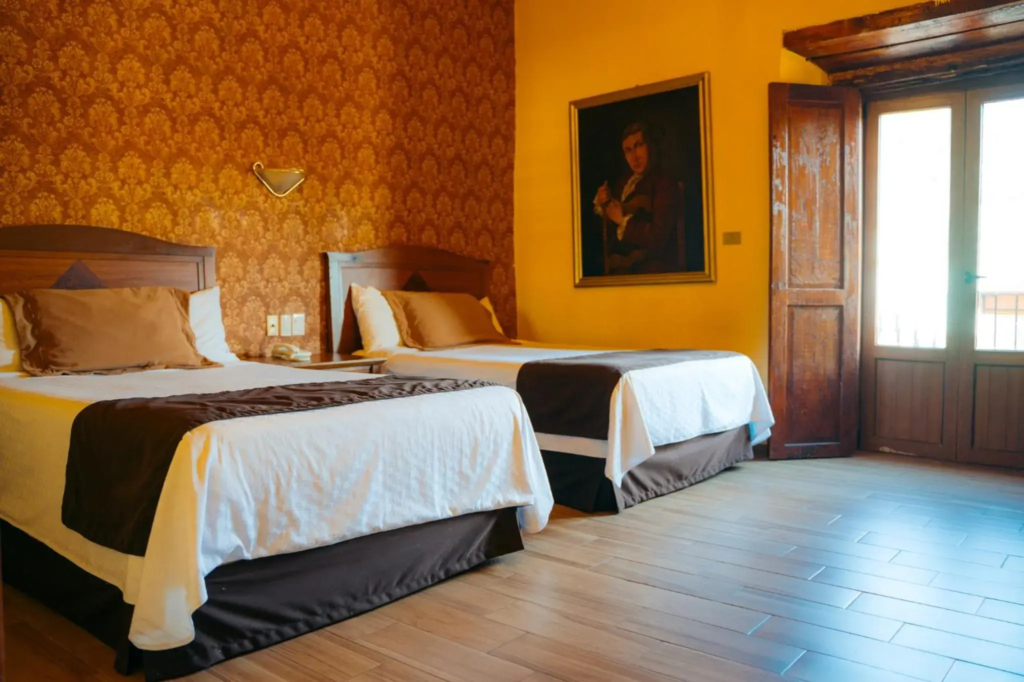 Bed in Hotel Casa Santa Lucia