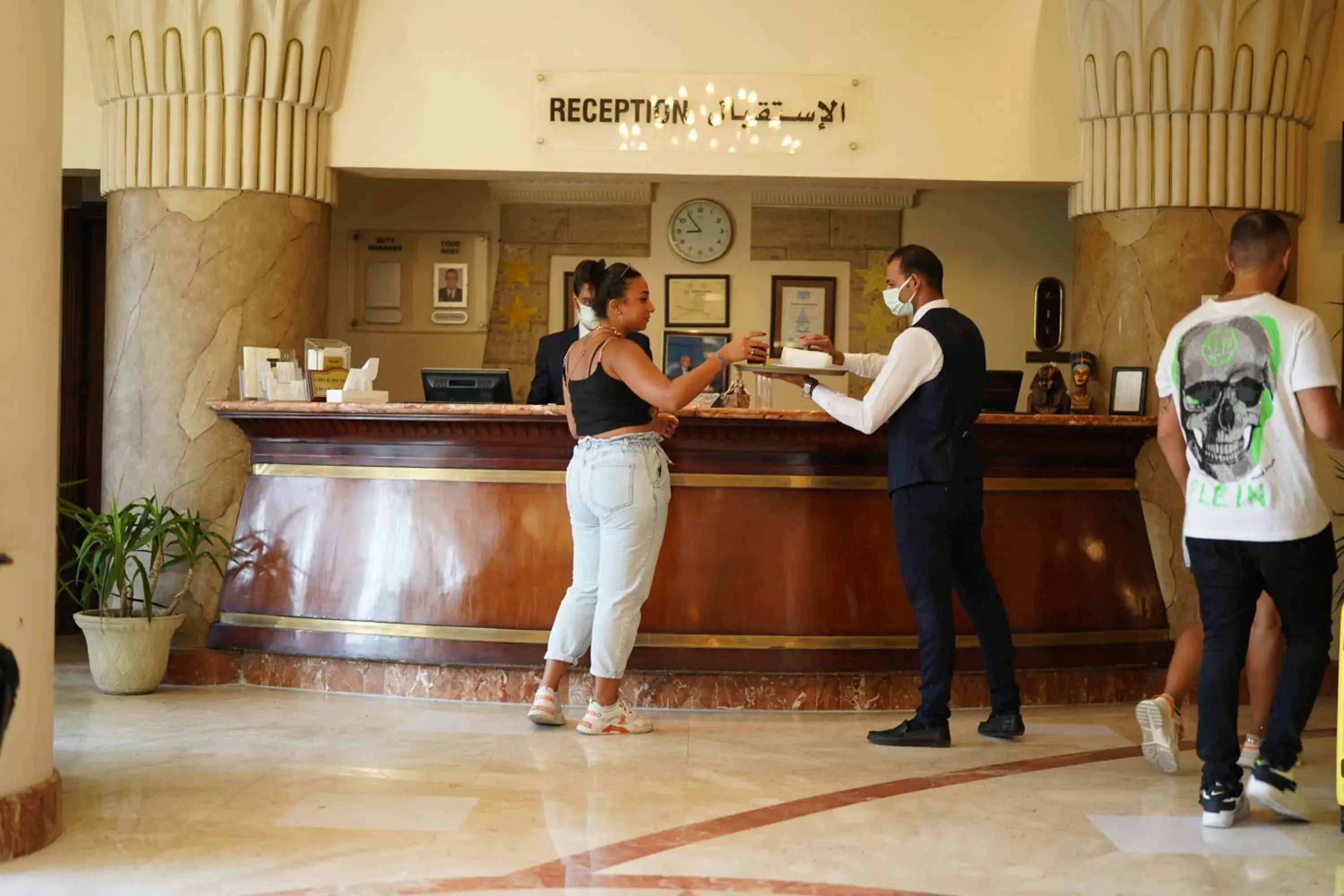 Lobby or reception, Lobby/Reception in Swiss Inn Nile Hotel