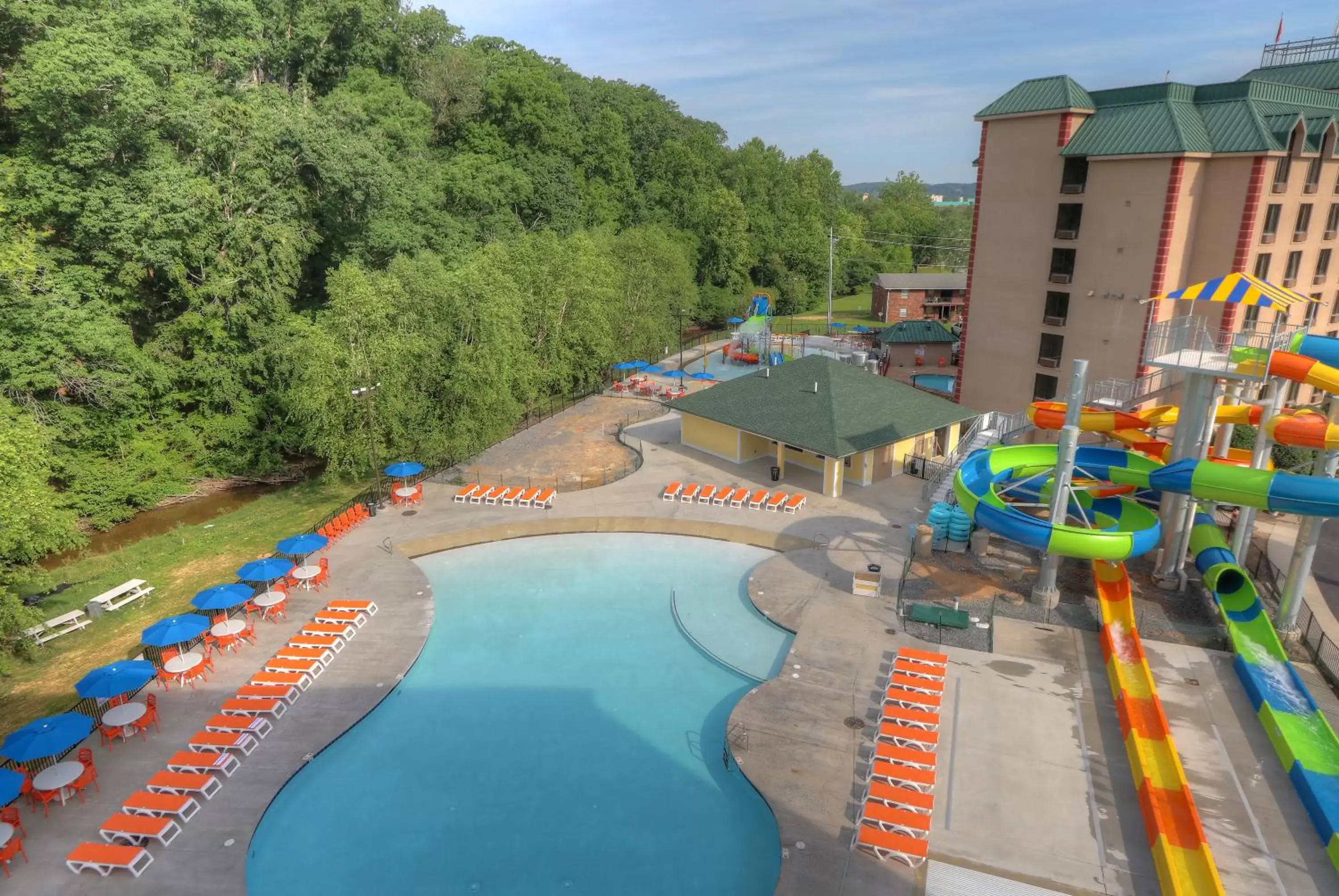 Swimming pool, Pool View in Country Cascades Waterpark Resort