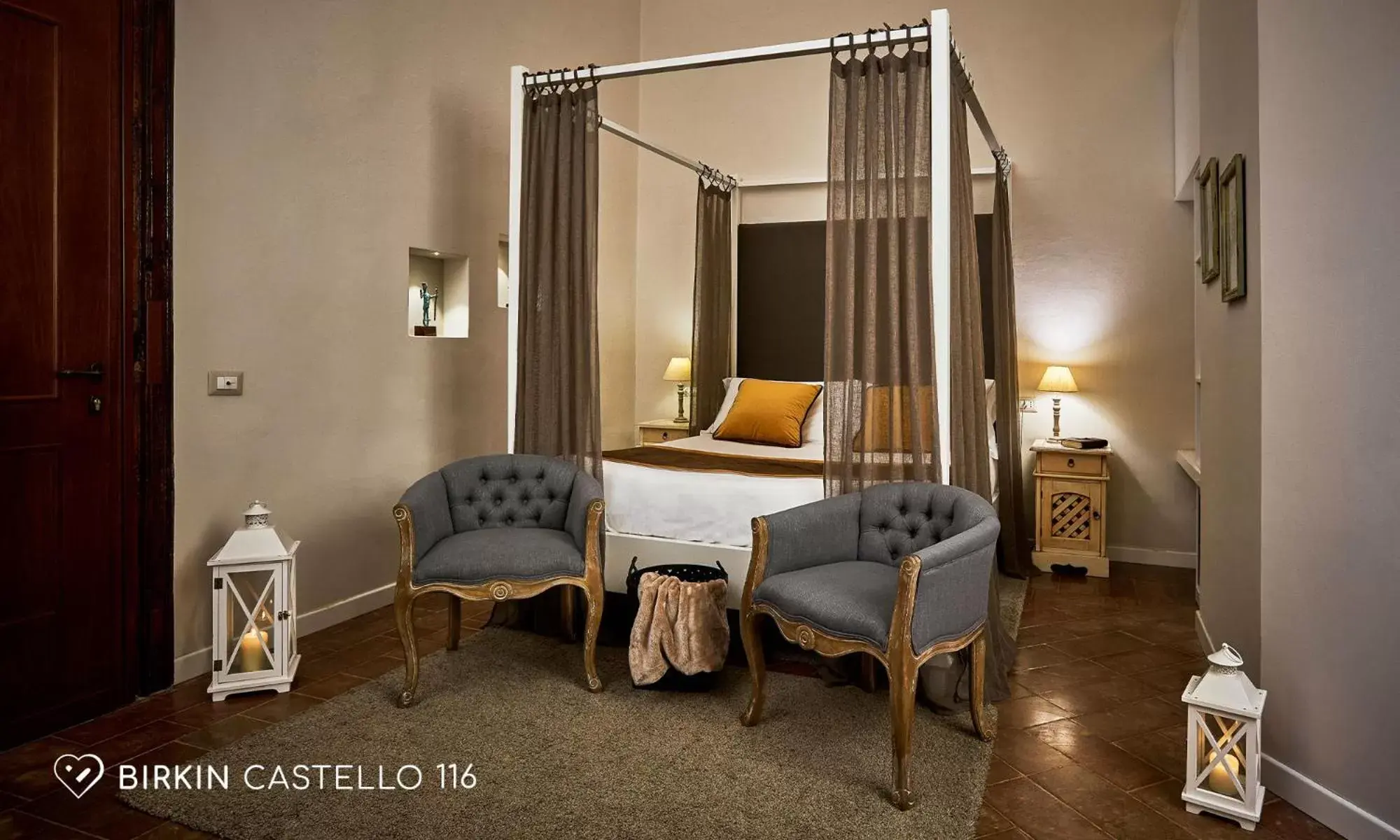 Bed, Seating Area in Albergo Diffuso Birkin Castello