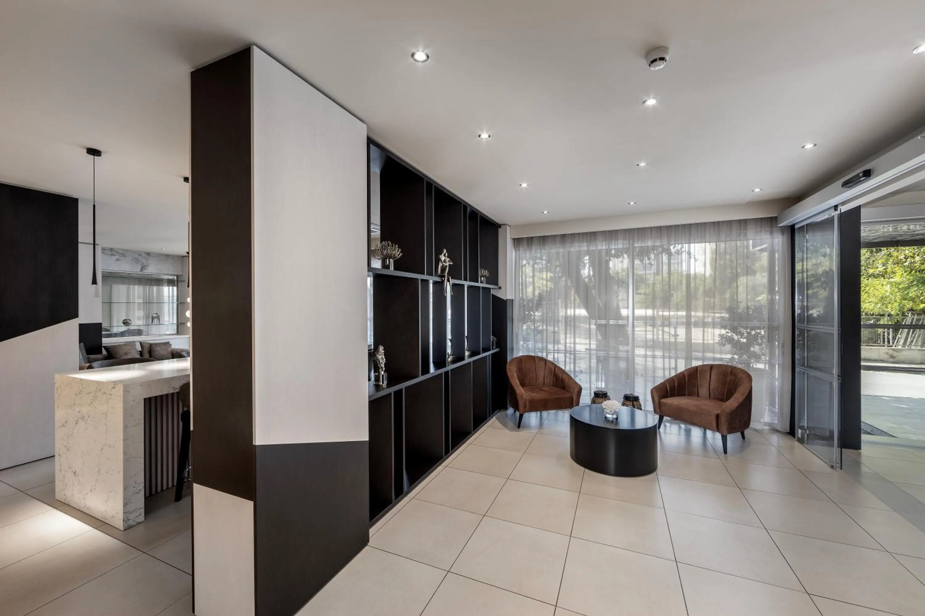 Seating area in Almond Business Hotel