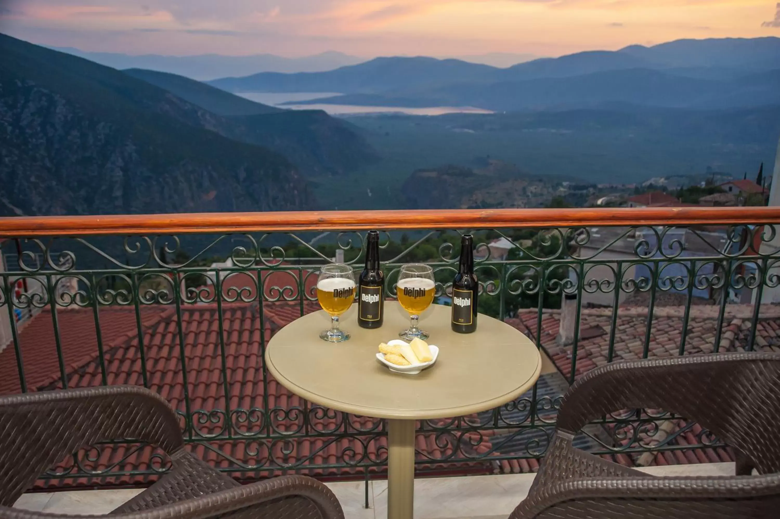 Balcony/Terrace in Fedriades Delphi Hotel