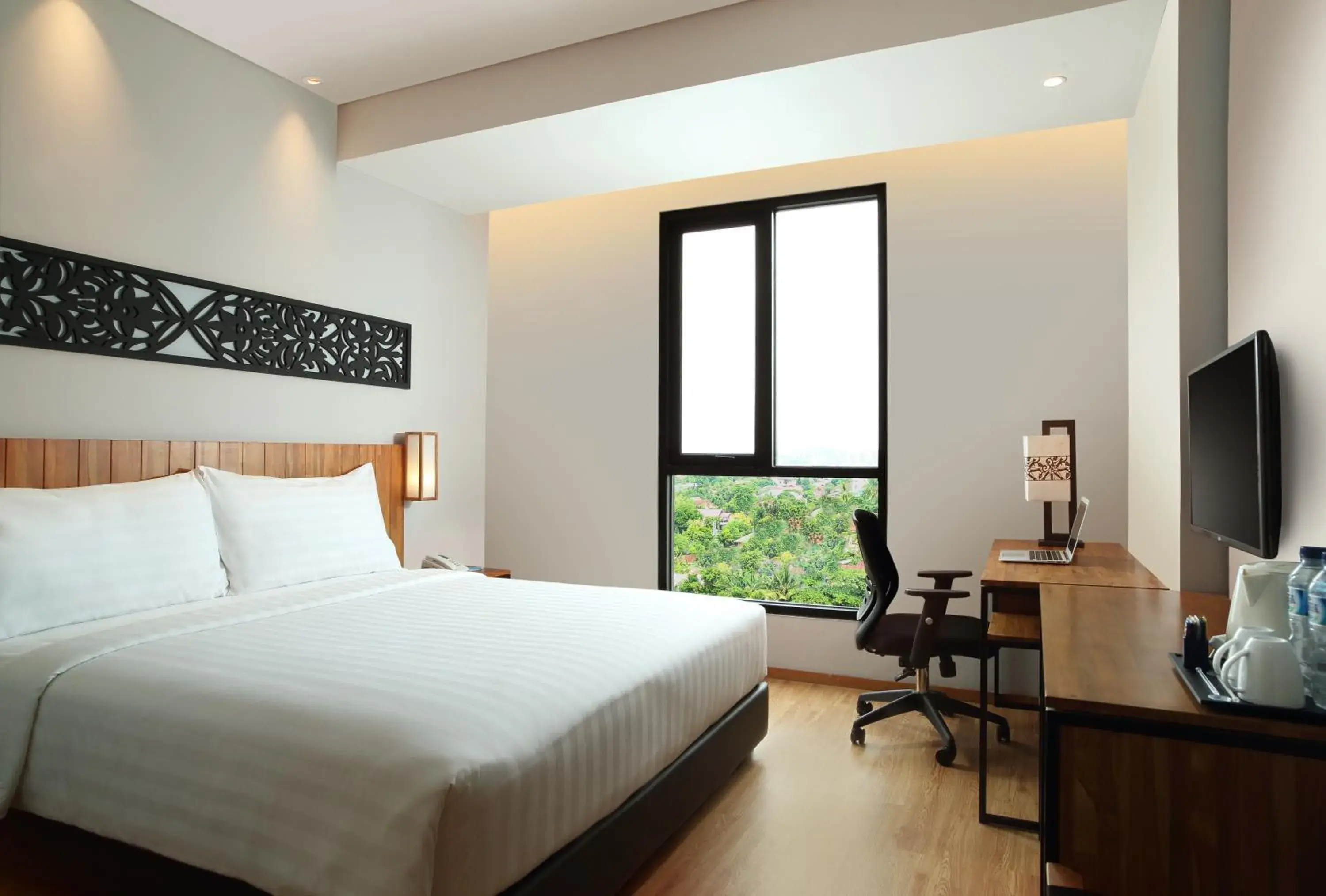 Bed in Batiqa Hotel Pekanbaru