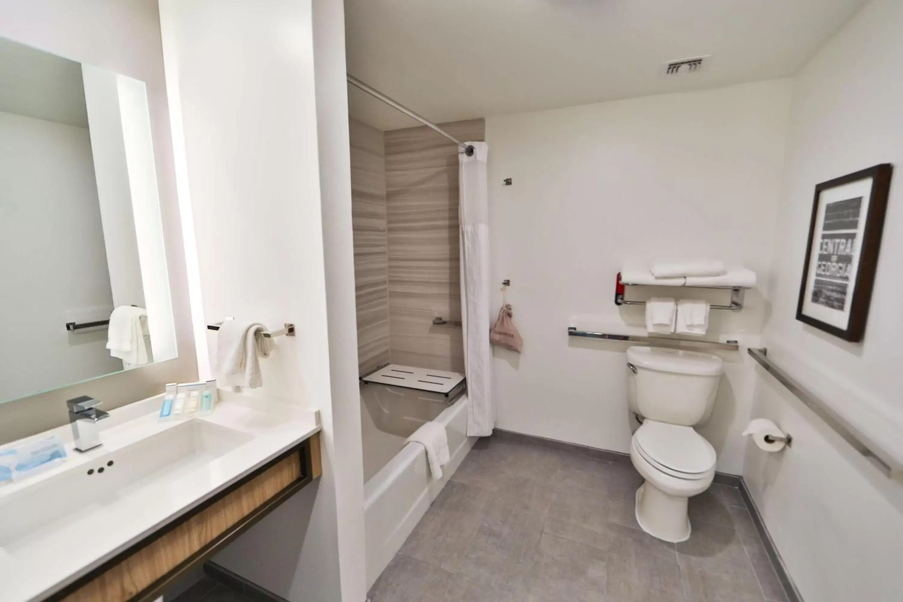 Bathroom in Hilton Garden Inn Savannah Historic District