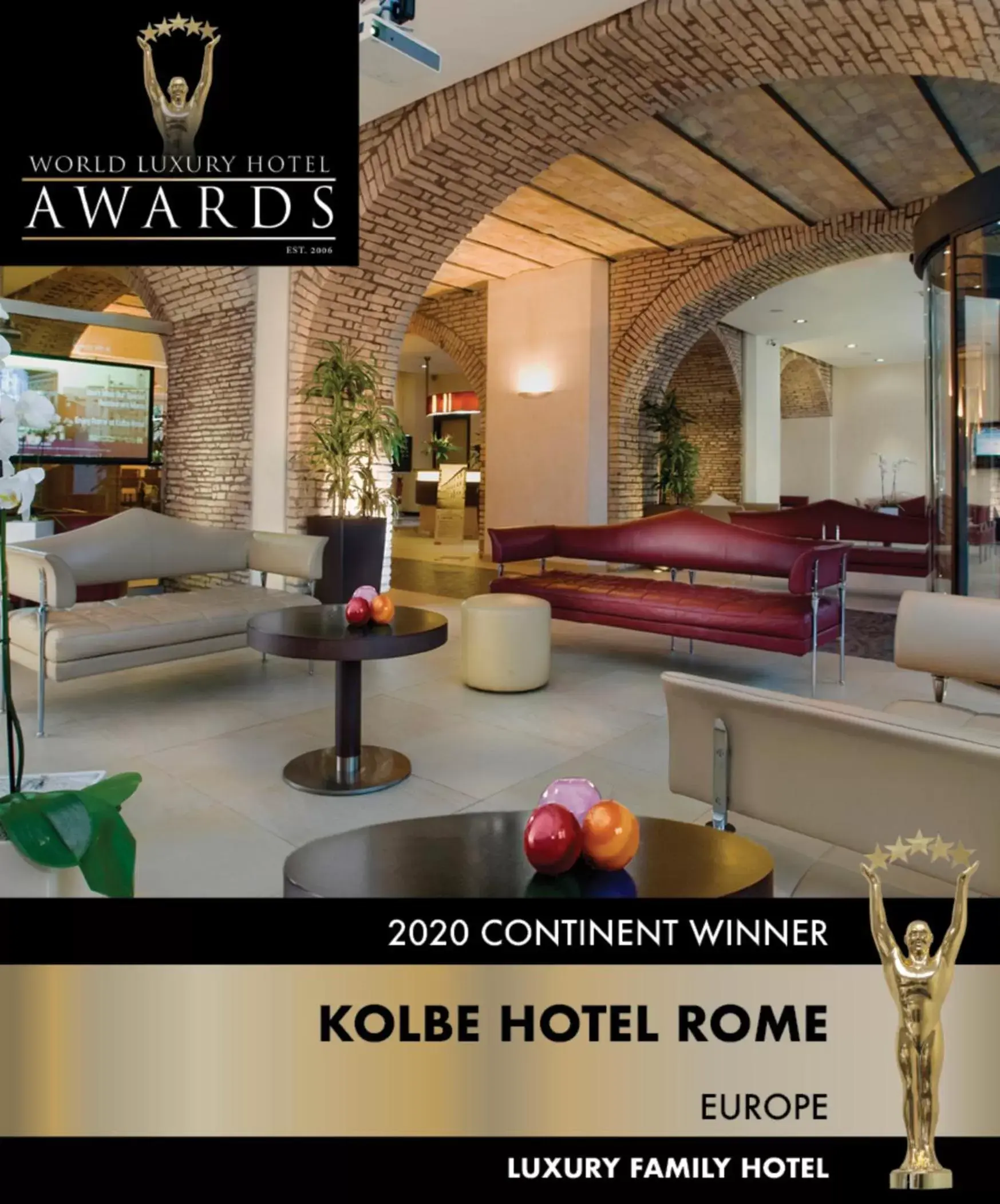 Certificate/Award in Kolbe Hotel Rome