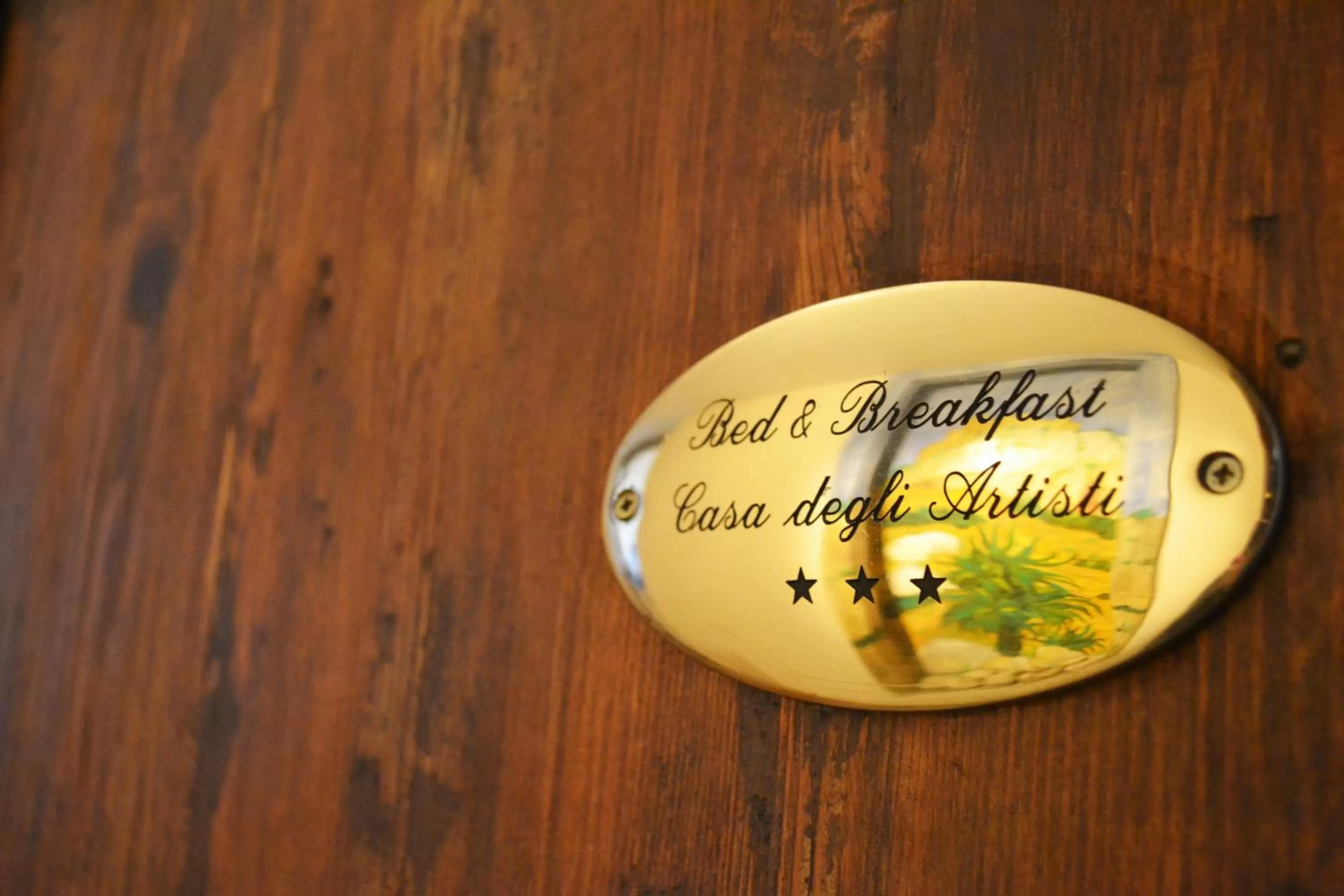 Decorative detail in B&B Casa Degli Artisti