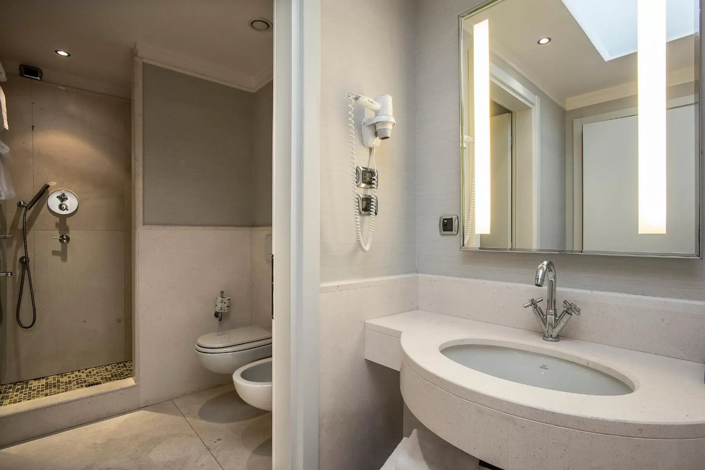 Bathroom in FlyOn Hotel & Conference Center Bathroom in FlyOn Hotel & Conference Center