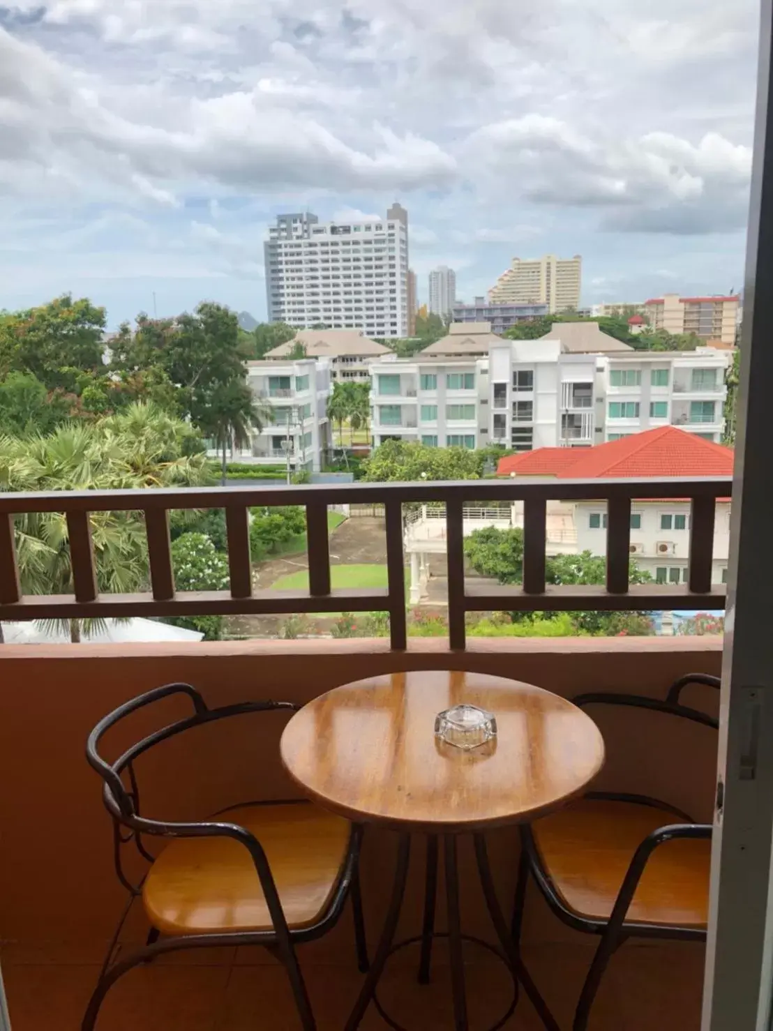 Balcony/Terrace in Thipurai Beach Hotel