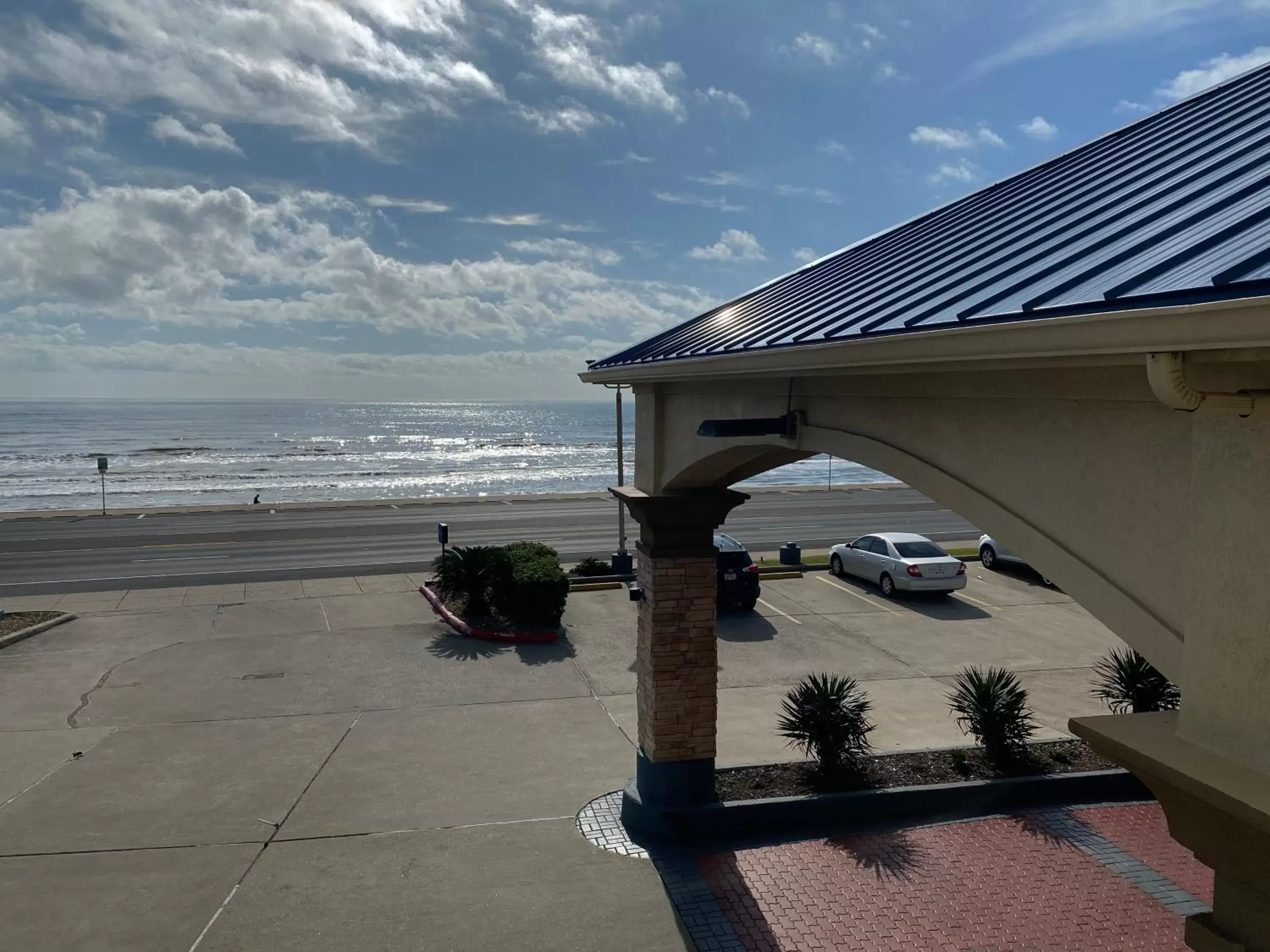 Sea view in Galveston Beach Hotel