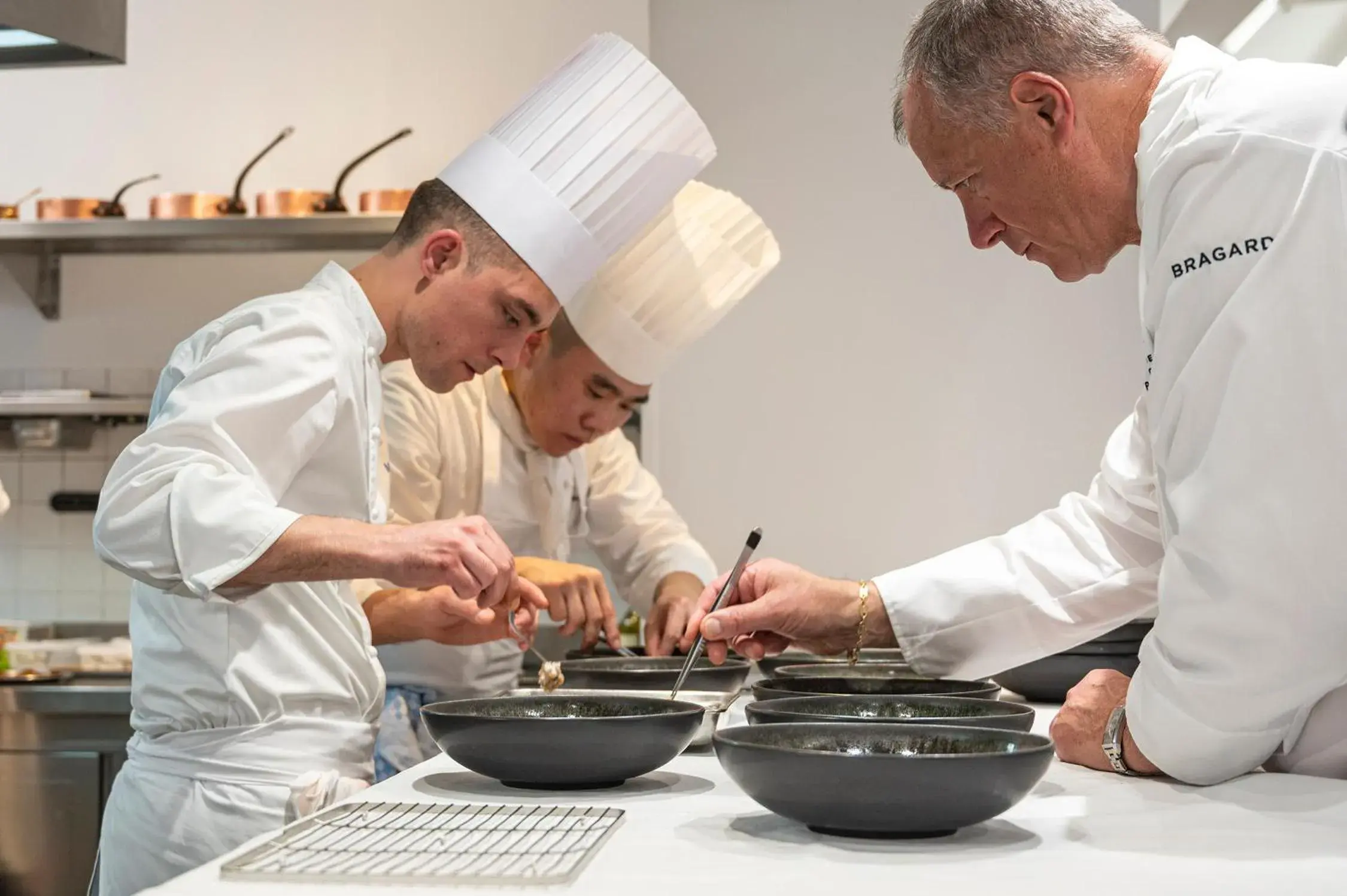 Staff in La Pyramide - Maison Henriroux