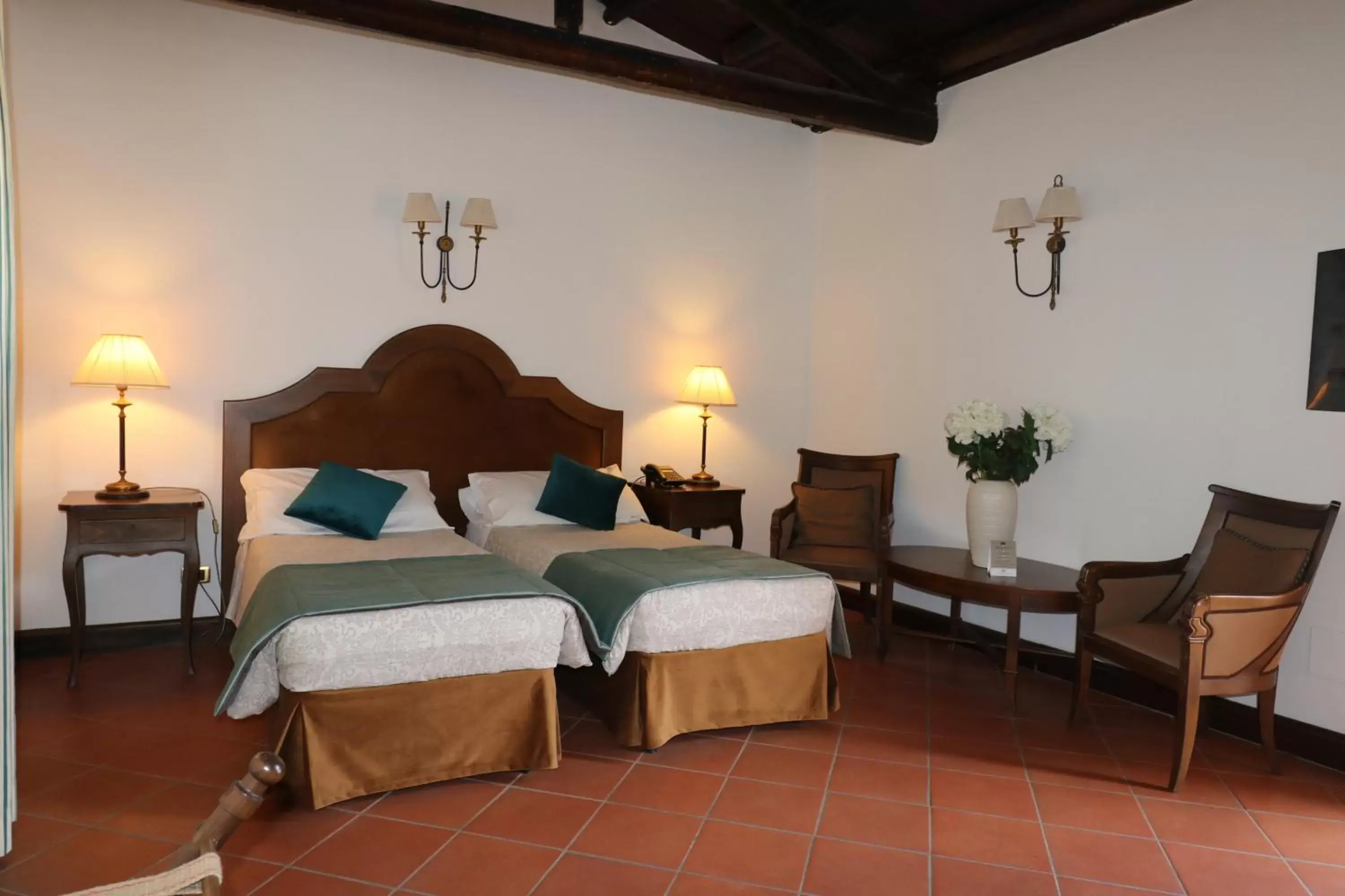 Bedroom, Bed in Hotel Villa Lampedusa