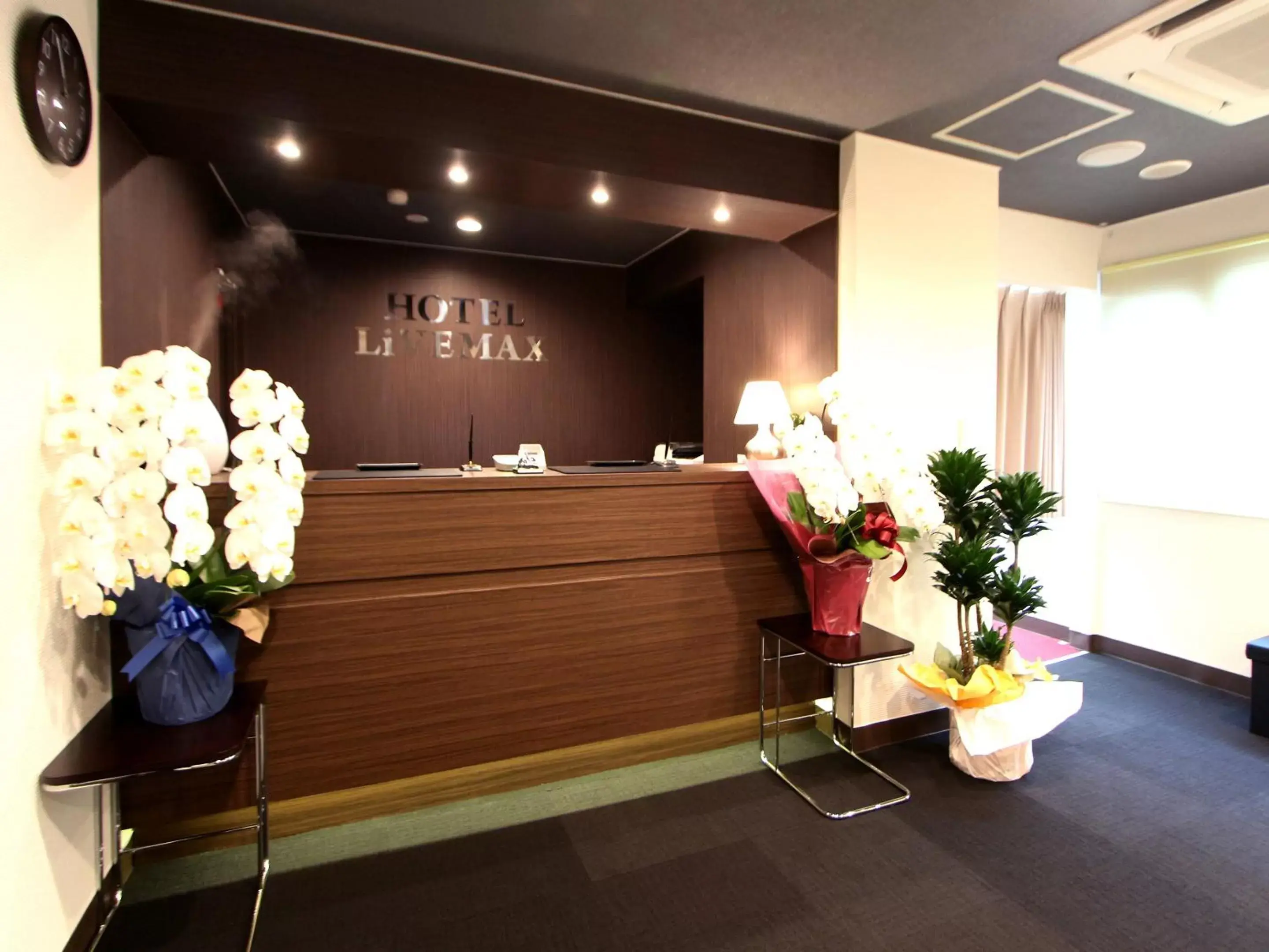 Lobby or reception in HOTEL LiVEMAX Kitafuchu Lobby or reception in HOTEL LiVEMAX Kitafuchu