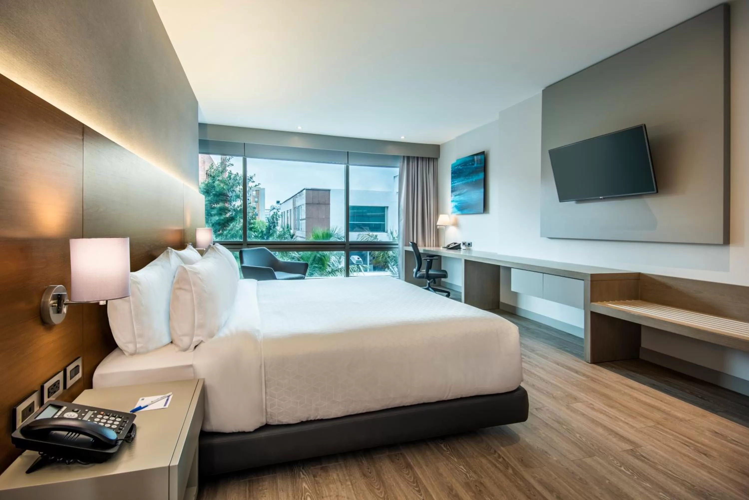 Photo of the whole room, Bed in Holiday Inn Express Bogotá - Parque La 93 by IHG