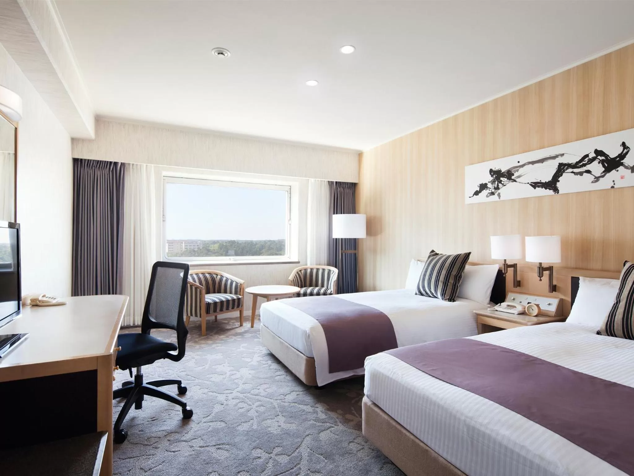 Photo of the whole room, Bed in Hotel Nikko Narita