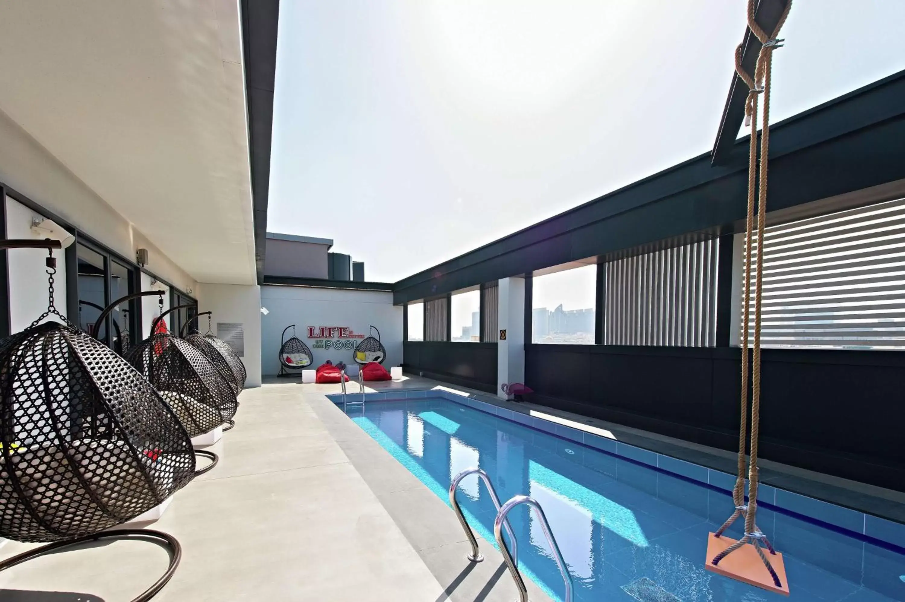 Pool view, Swimming Pool in Hampton by Hilton Dubai Al Seef