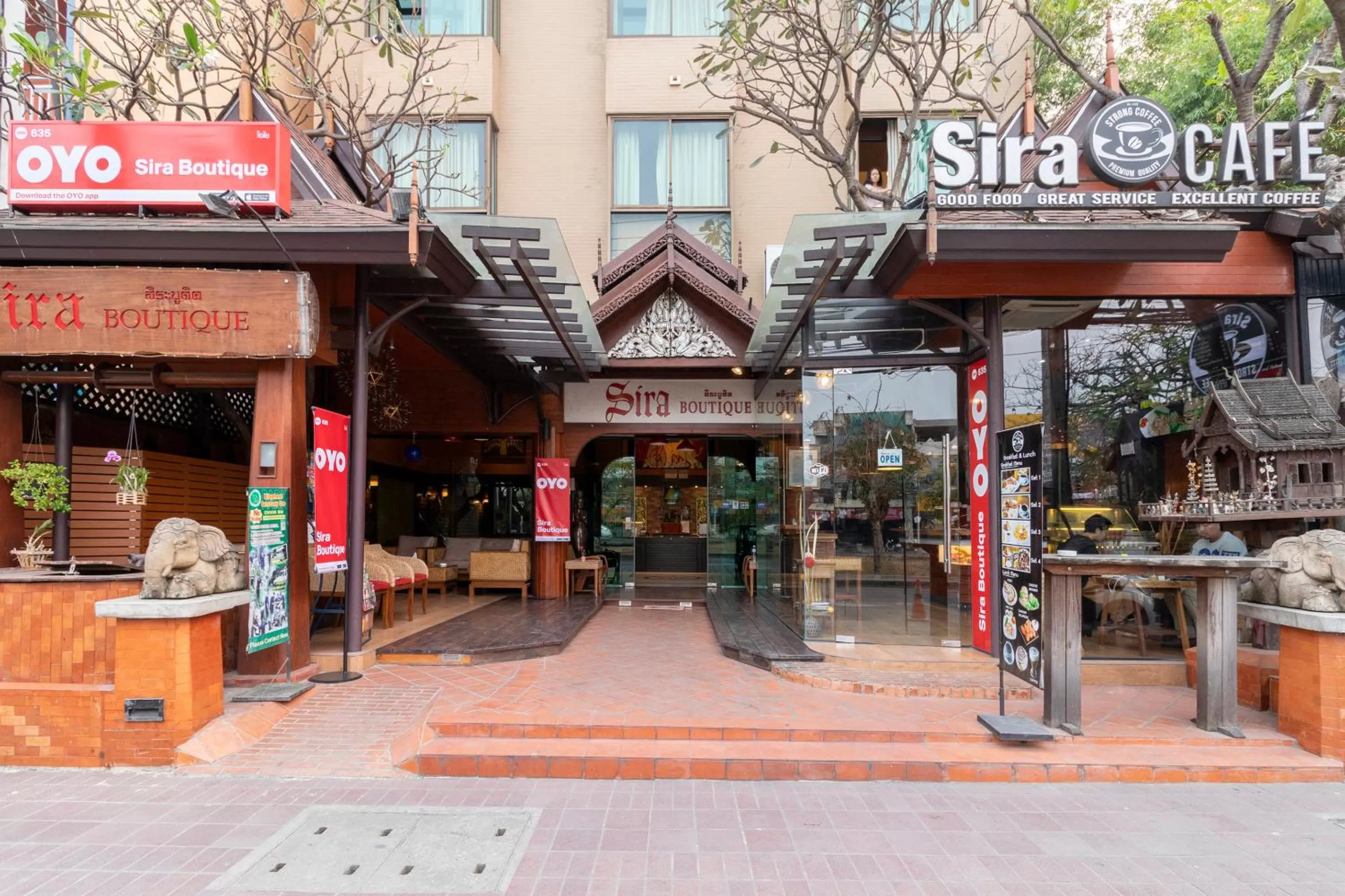 Facade/entrance in OYO 635 Sira Boutique Hotel