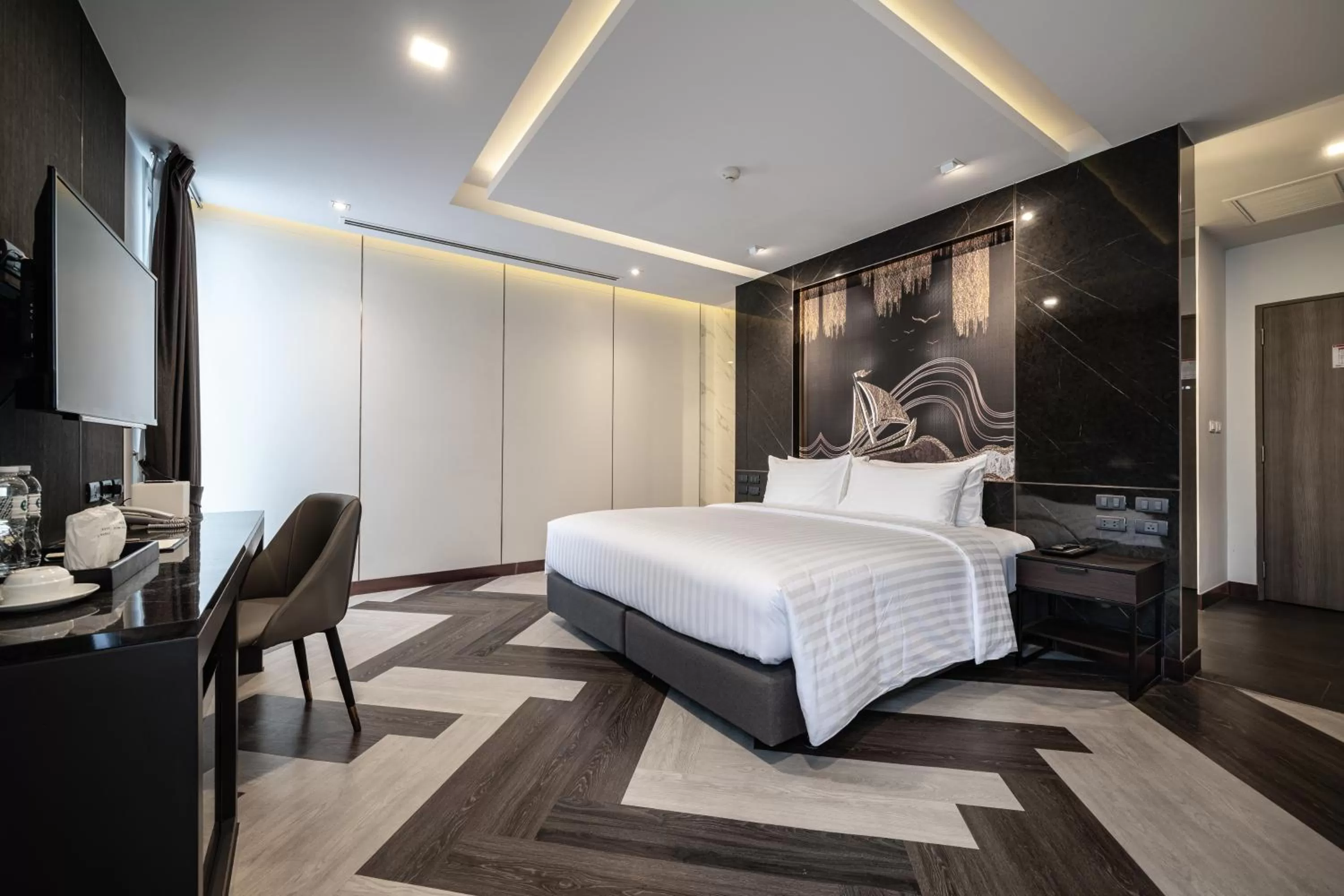 Bedroom, Bed in VIX Bangkok at Victory Monument