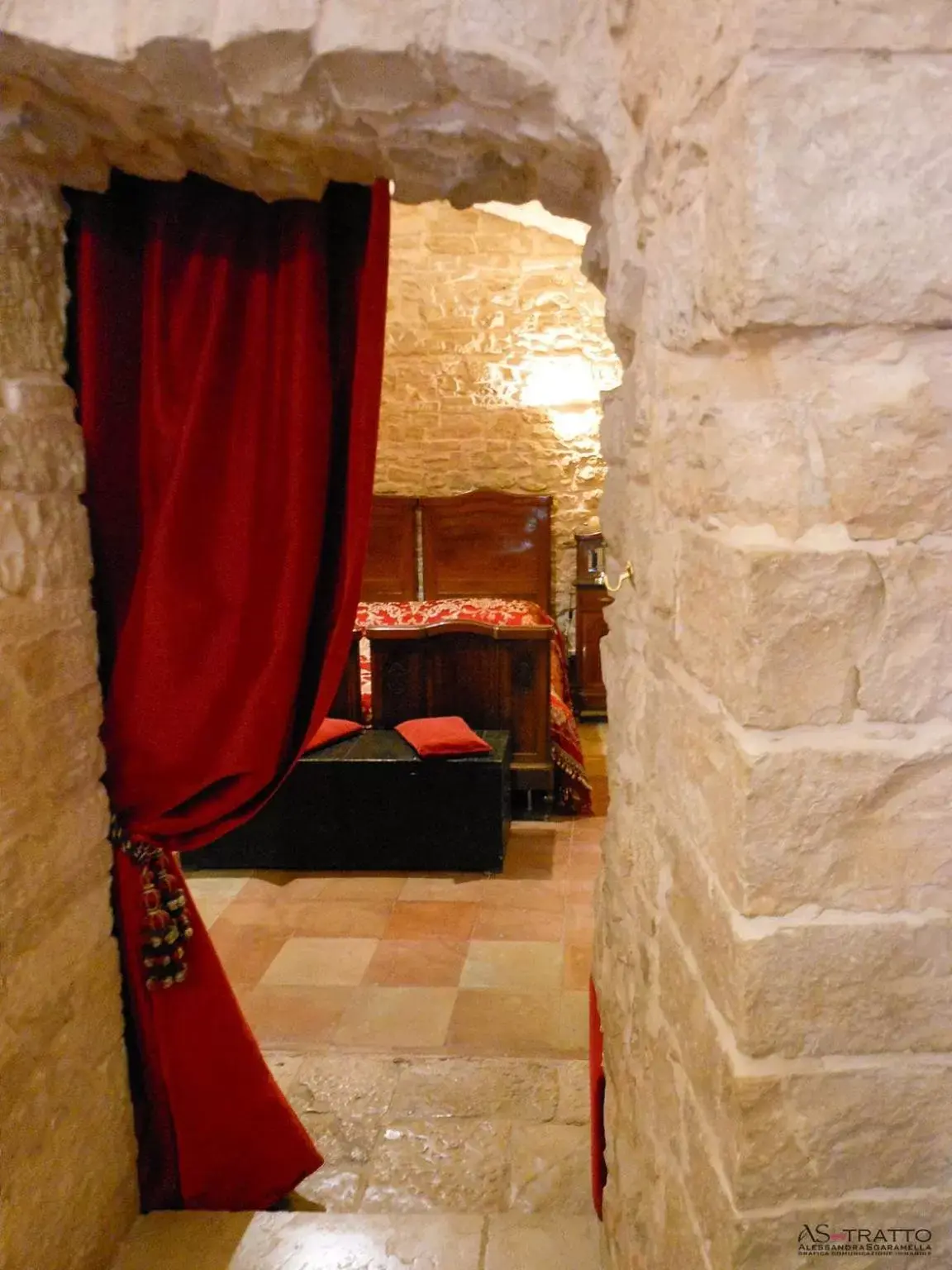 Bedroom in Palazzo Antica Via Appia