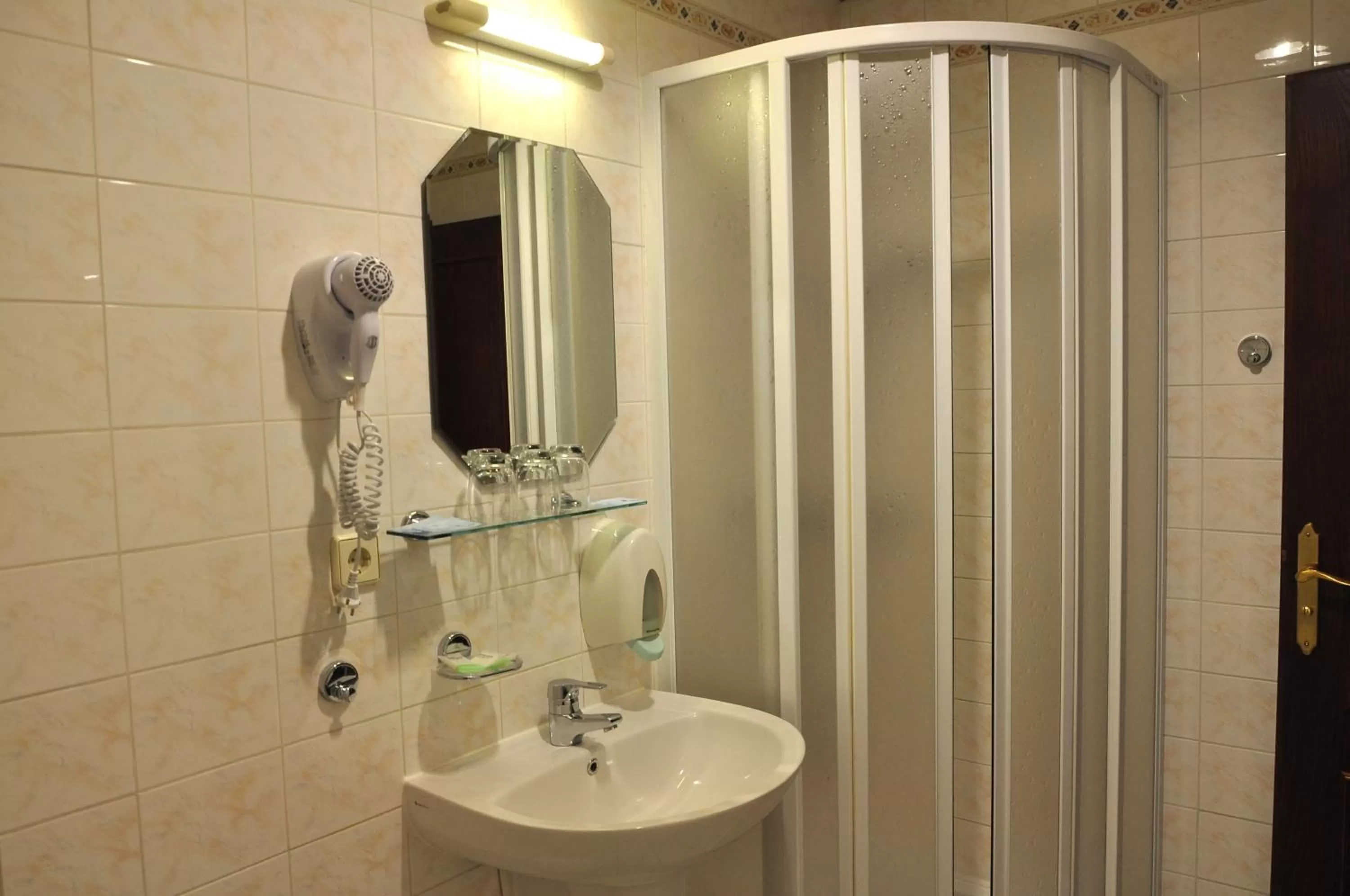 Bathroom in Hotel U Bílého koně