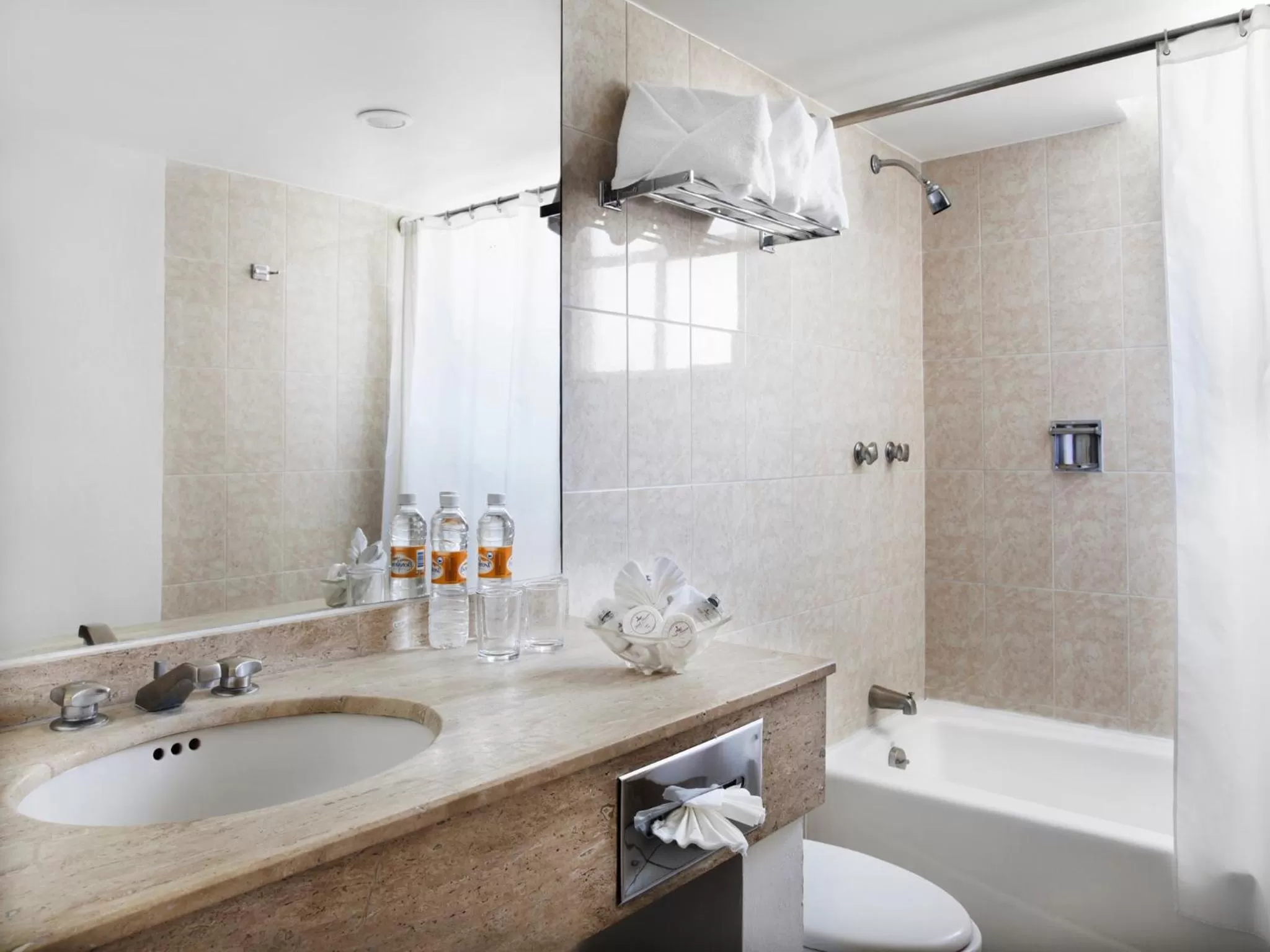 Toilet in Hotel Francia Aguascalientes