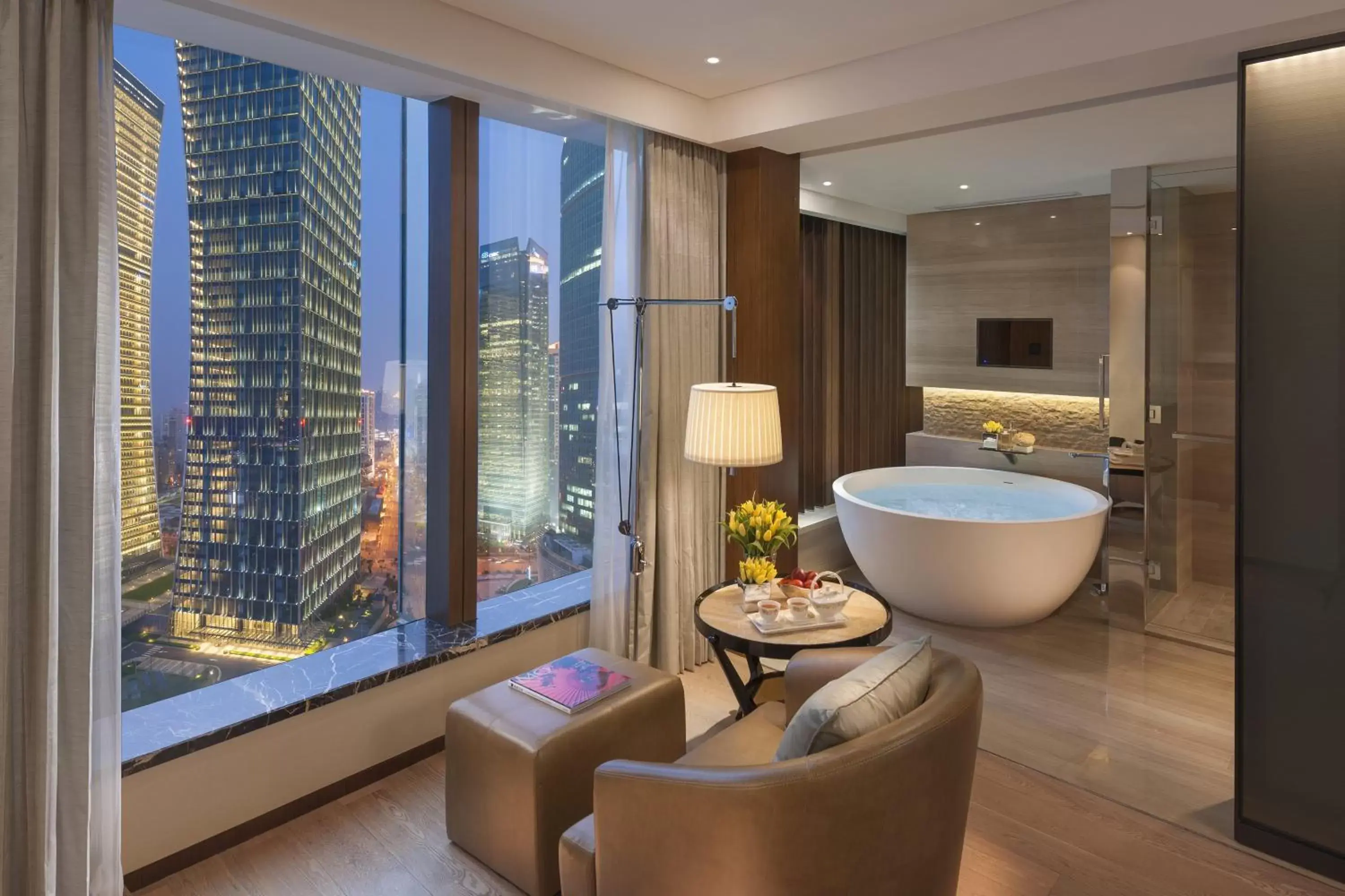 Bath, Bathroom in Mandarin Oriental Pudong, Shanghai