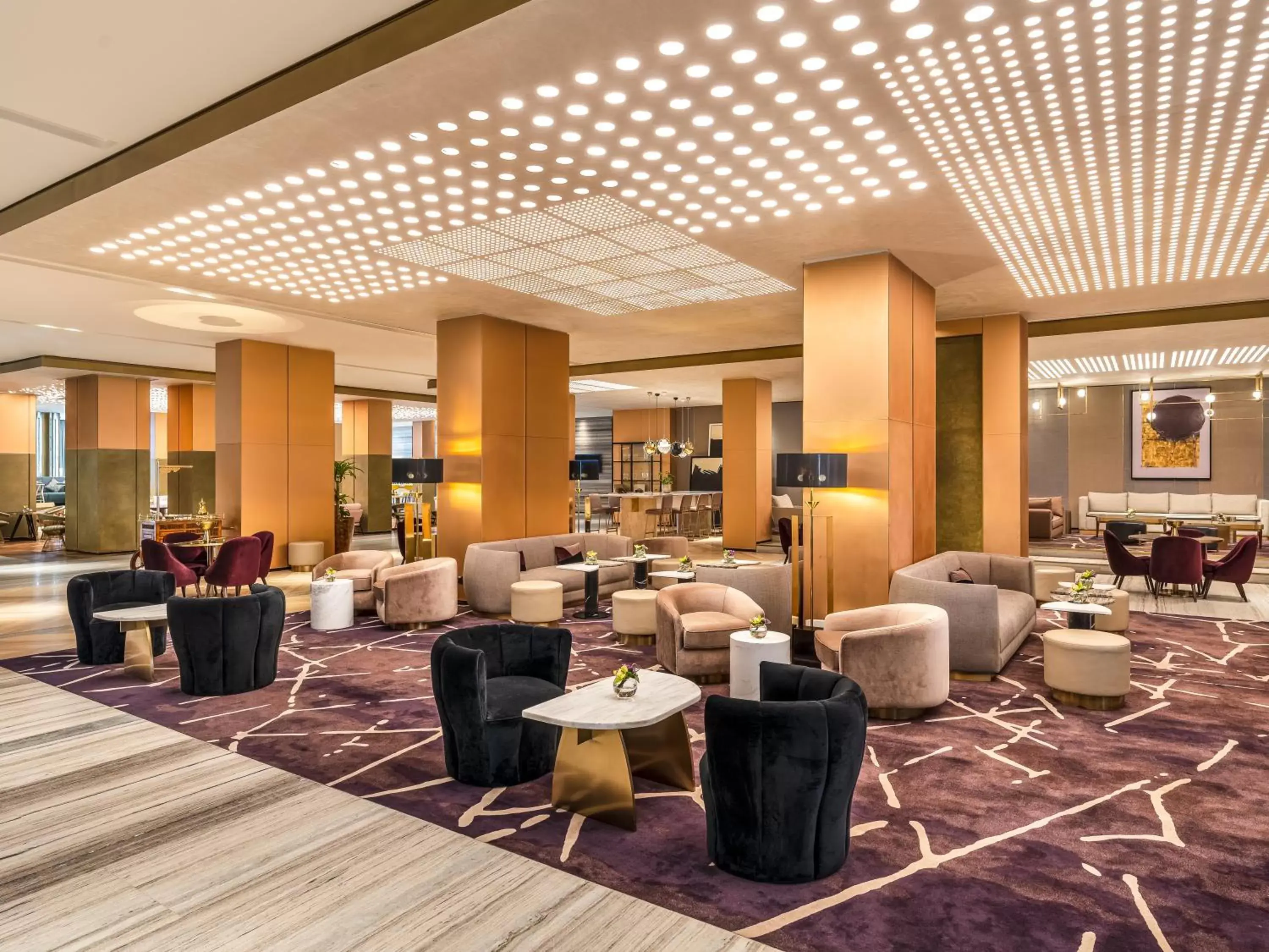 Lobby or reception, Restaurant/Places to Eat in Rixos Gulf Hotel Doha - All Inclusive