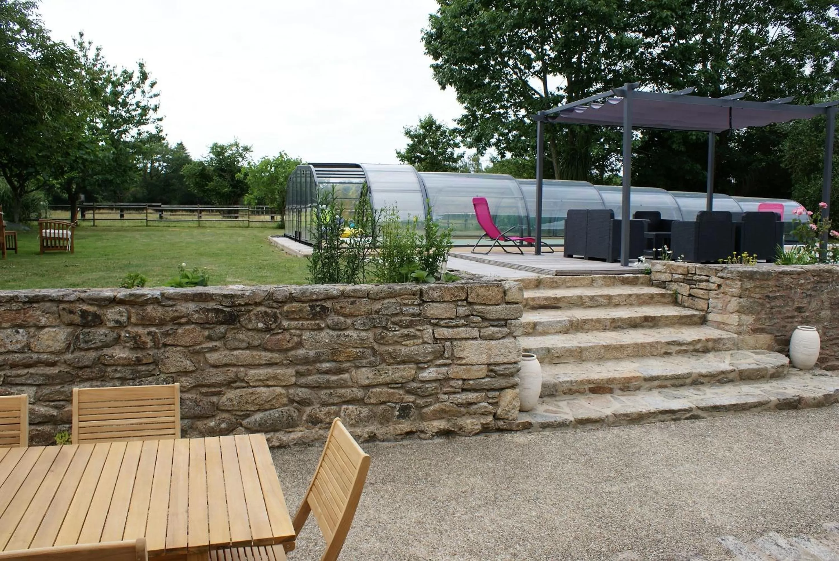 Garden in Aux Agapanthes