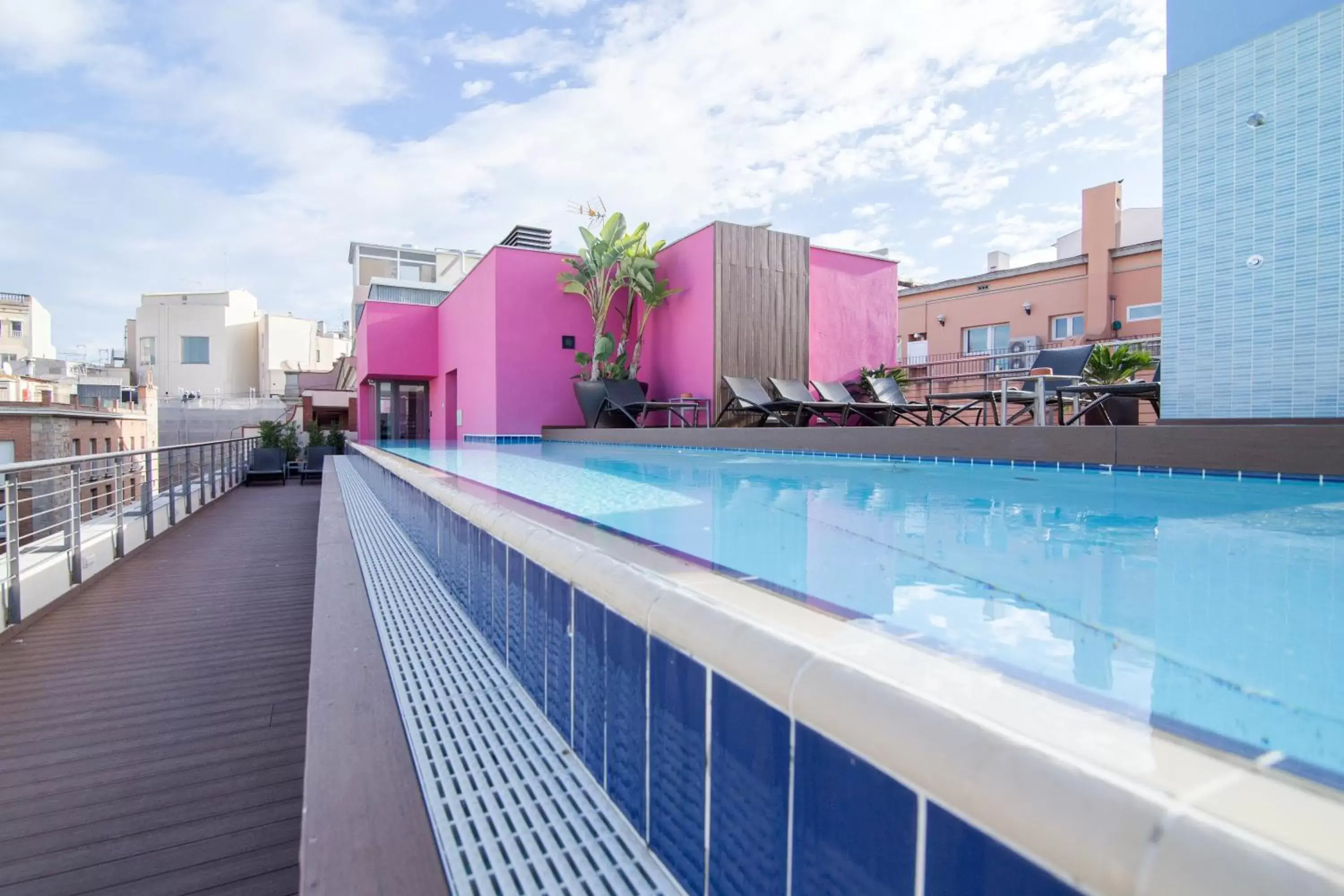 Winter, Swimming Pool in Hotel Barcelona Catedral