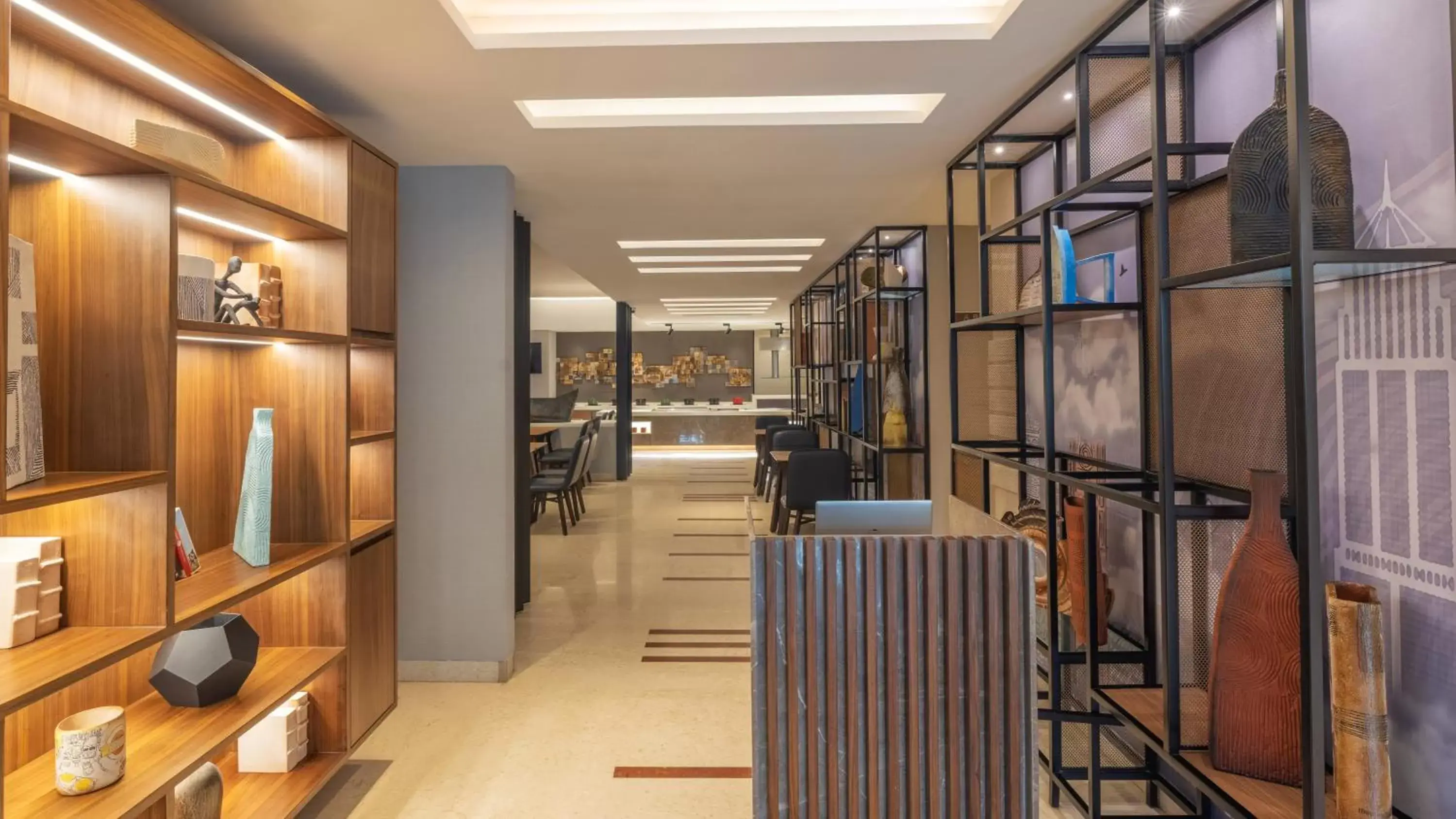 Dining area in ibis Mumbai Airport - An Accor Brand