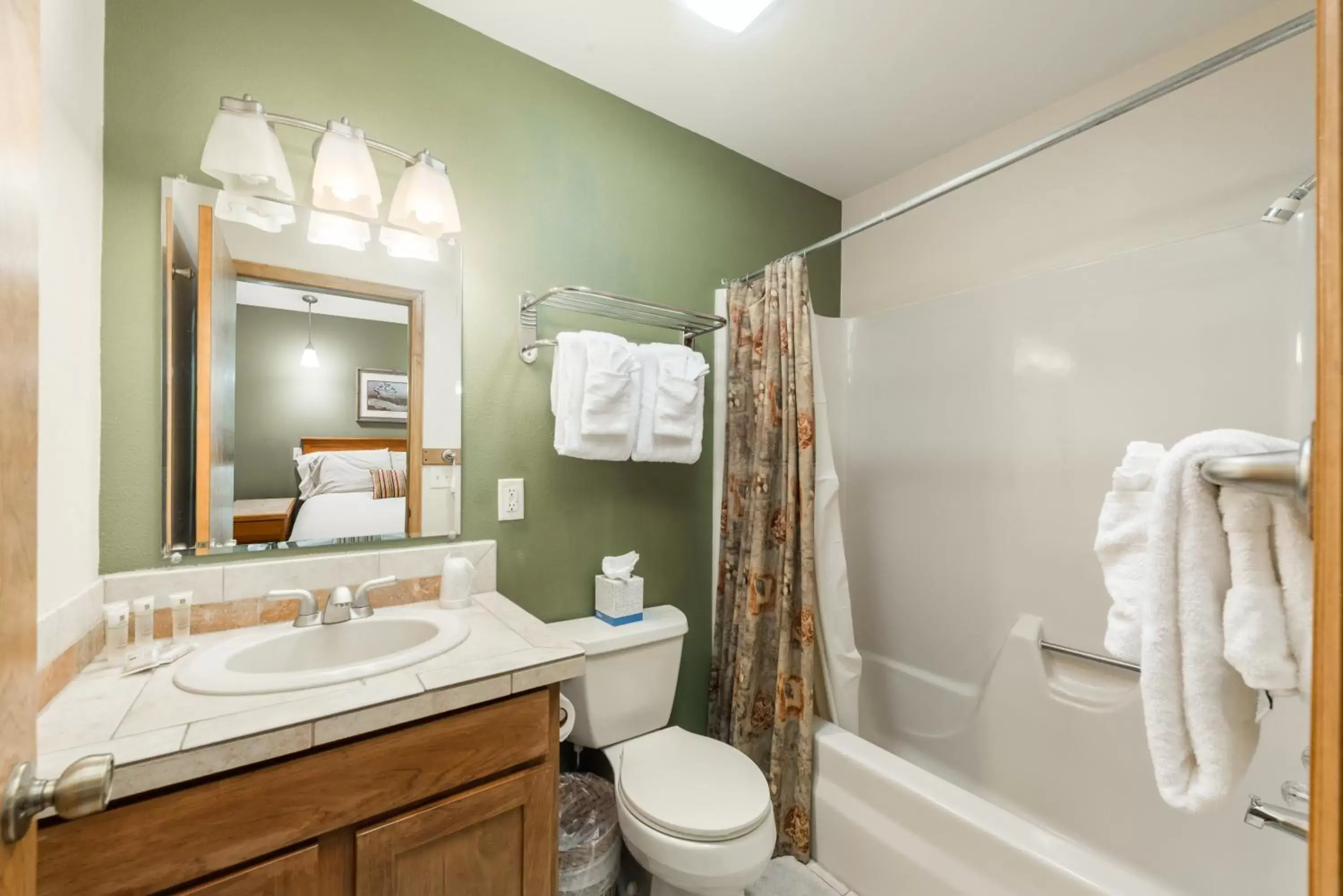 Bathroom in Ponderosa Lodge