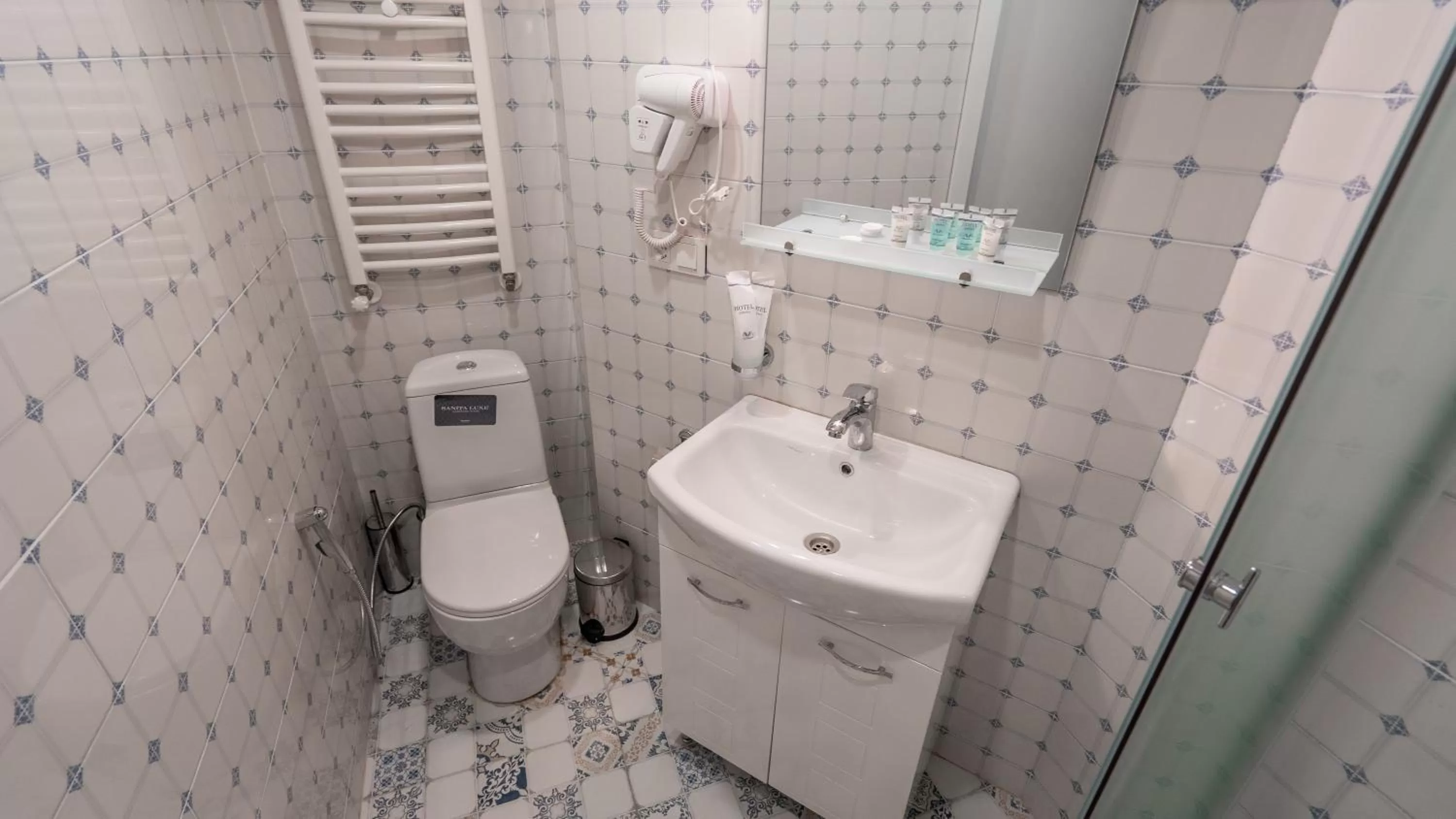 Bathroom in Mini Hotel on Aghmashenebeli Ave