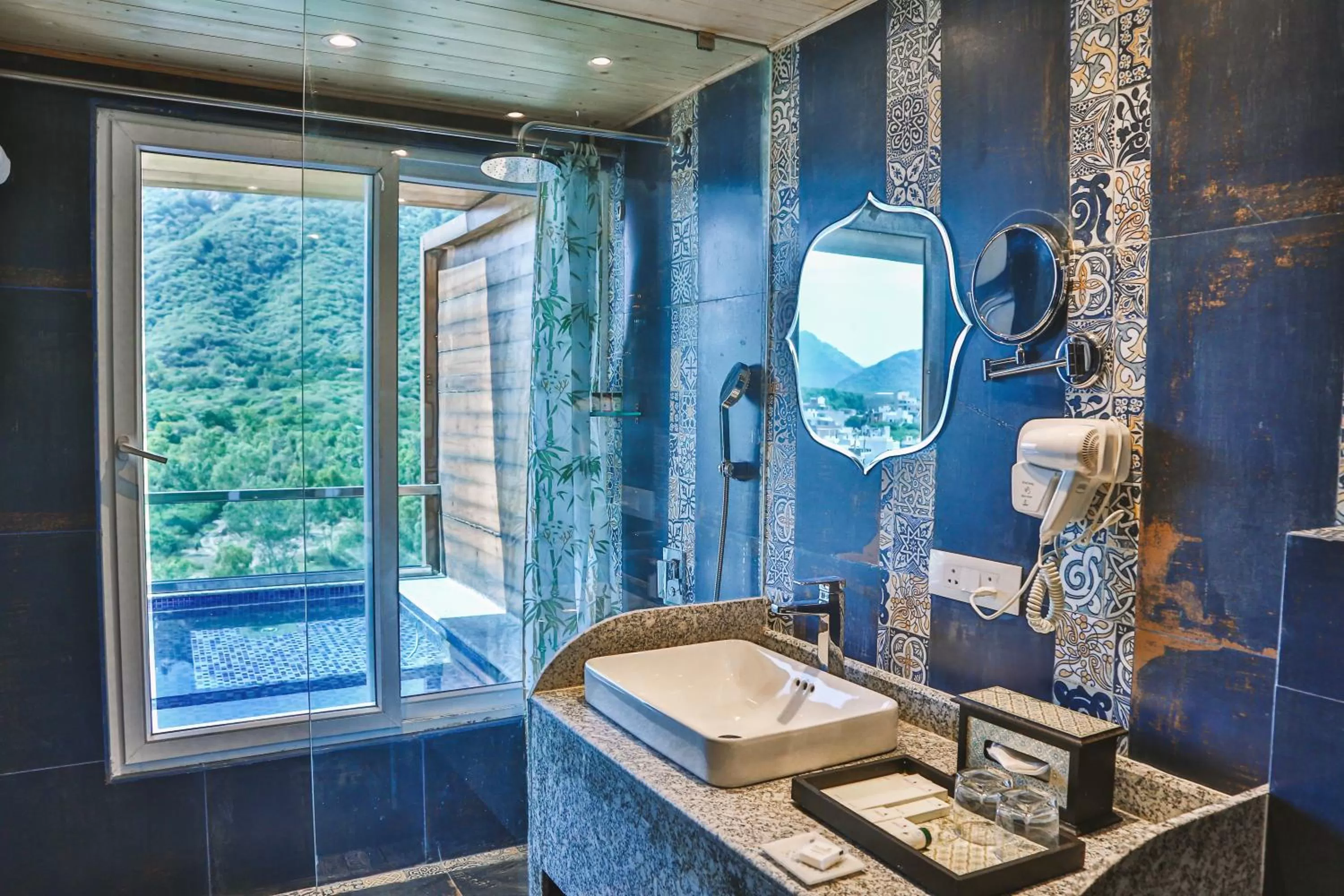 Bathroom in Bamboo Saa Resort & Spa - Udaipur