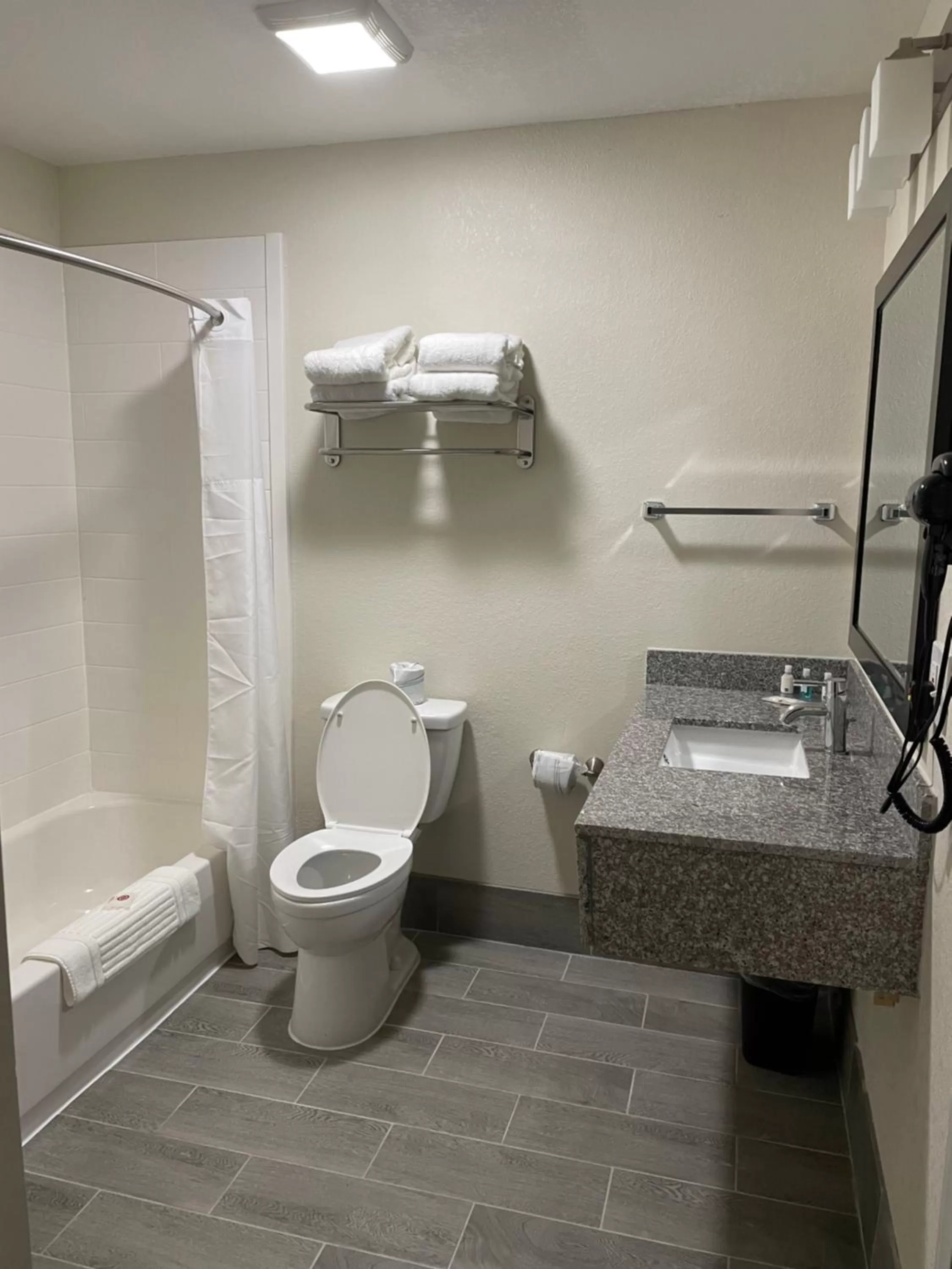 Bathroom in Quality Inn & Suites Spring Lake - Fayetteville near Fort Bragg