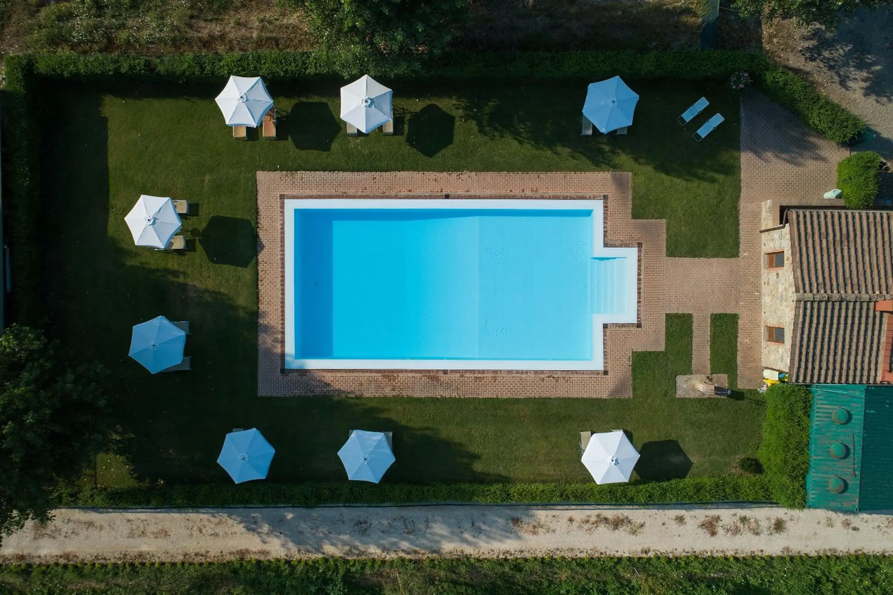 Pool View in Hotel Le Capanne