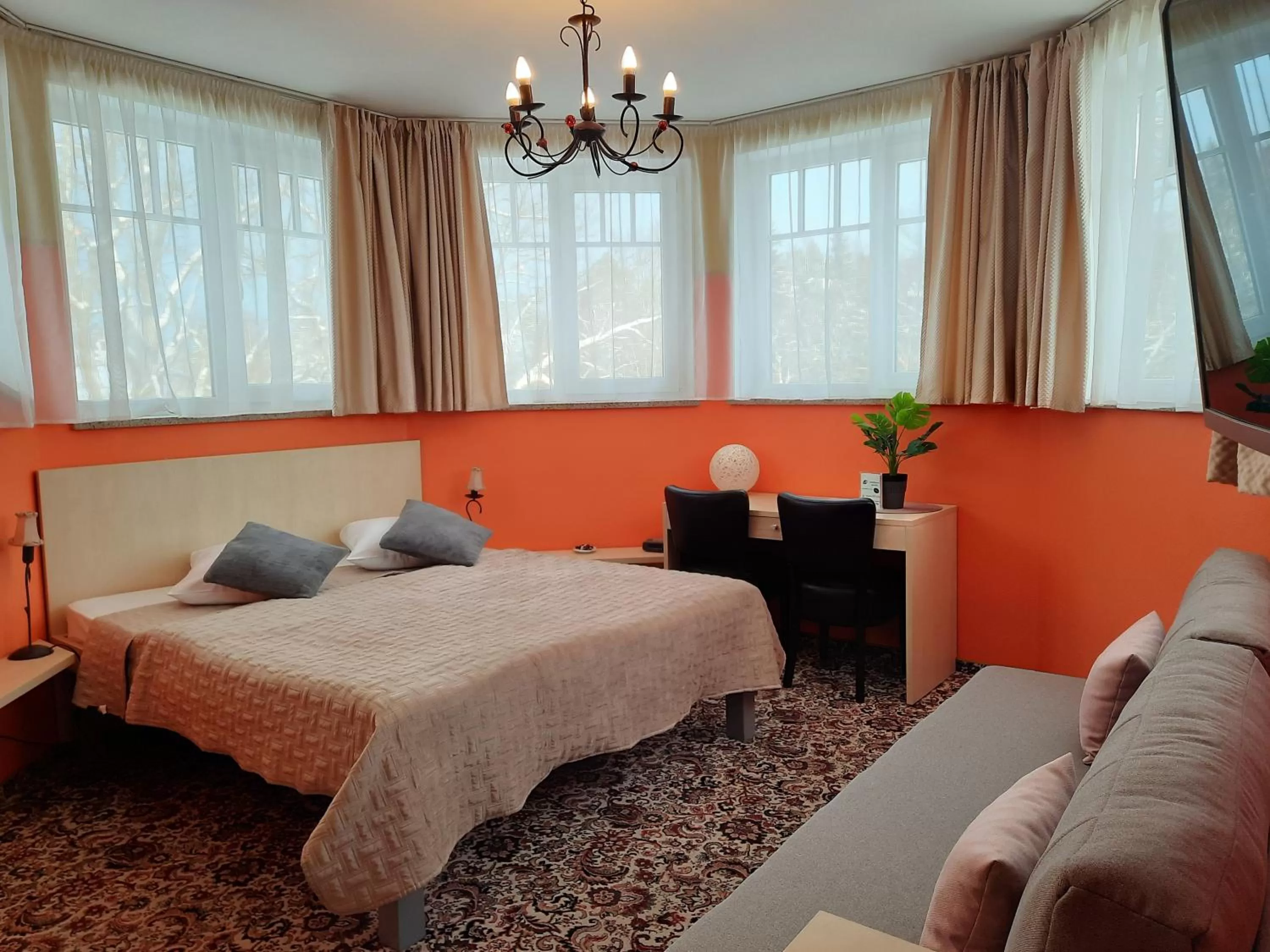 Bedroom, Bed in Hotel Pils with Self-Check in