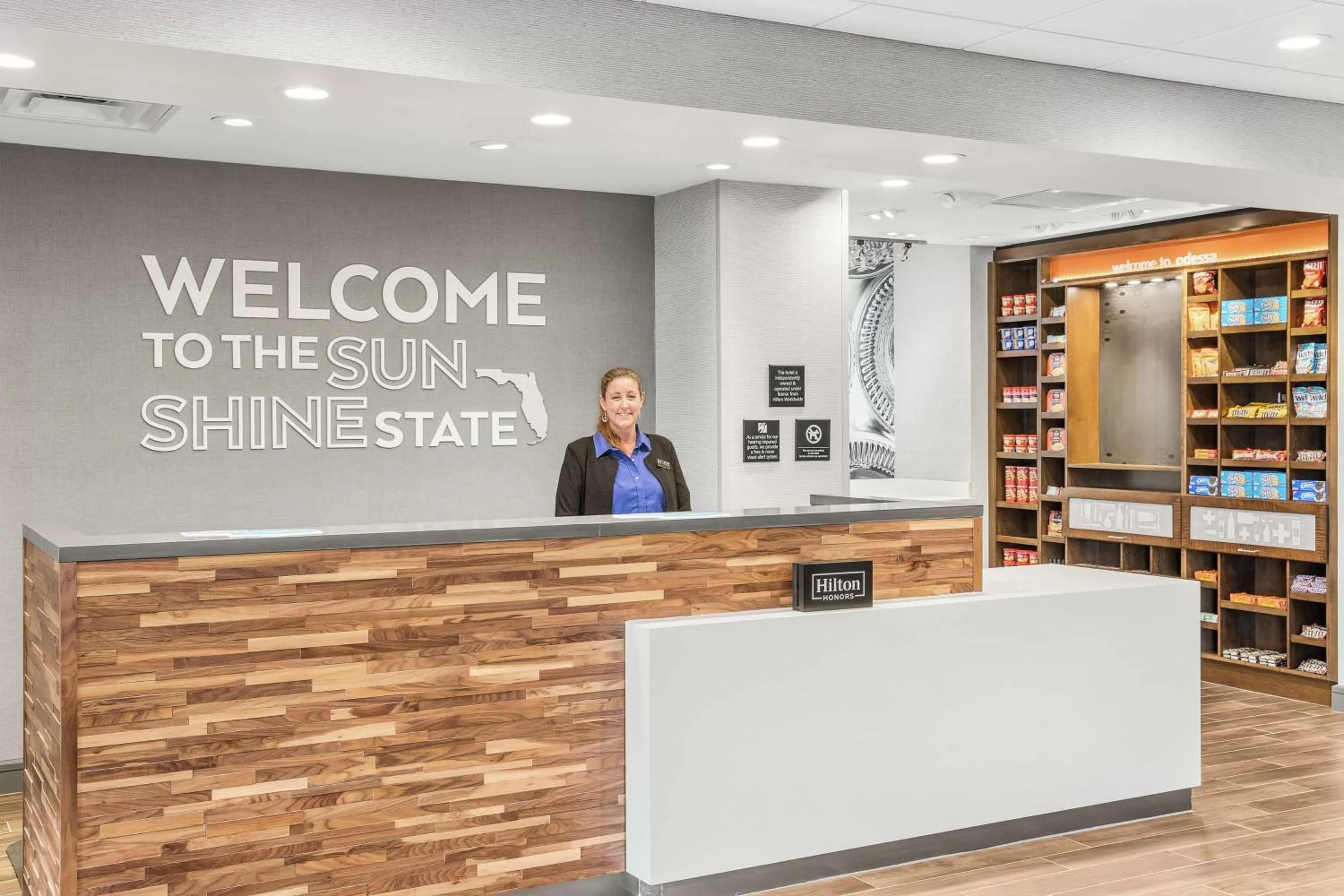 Lobby or reception in Hampton Inn Odessa Trinity