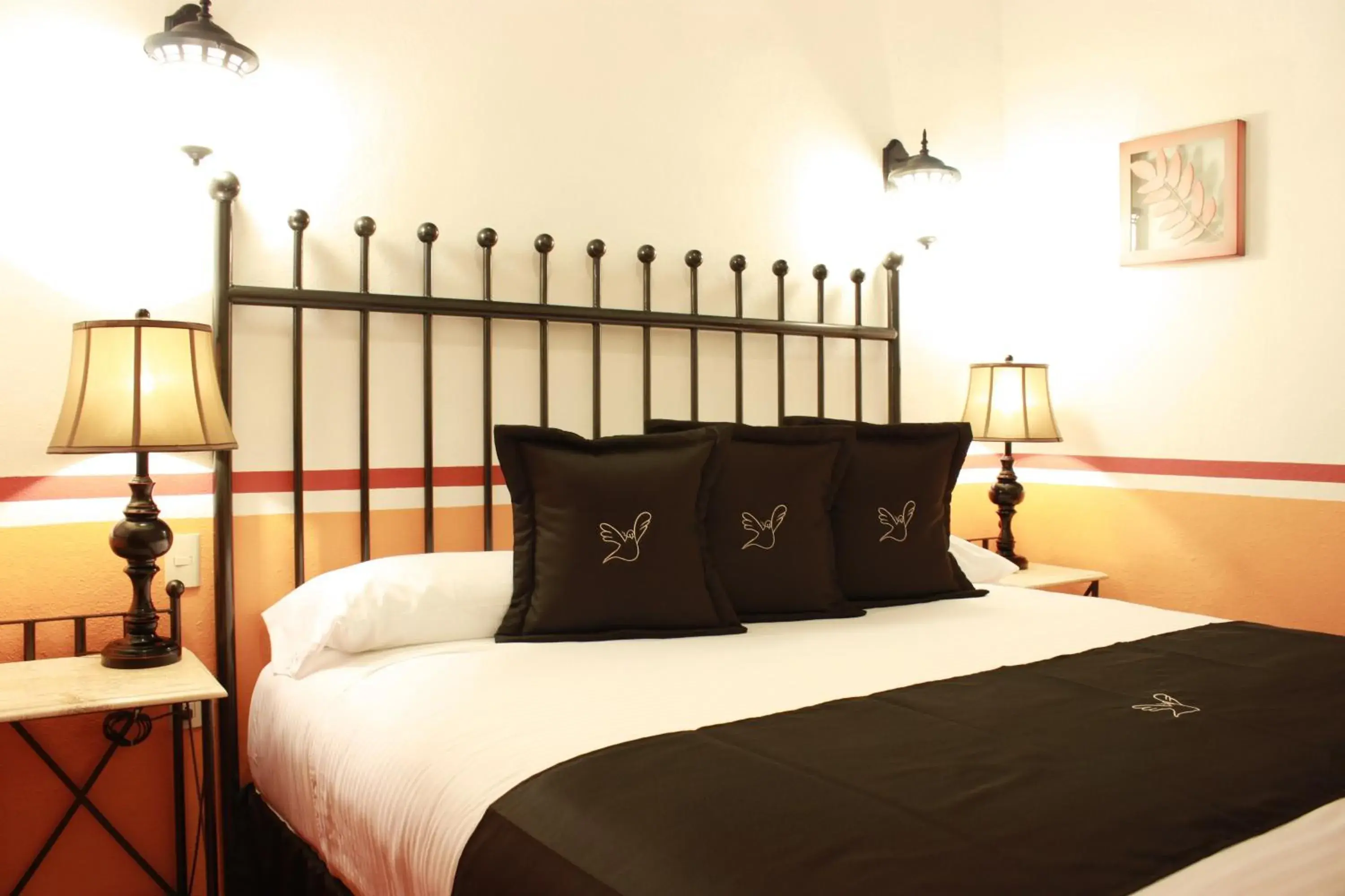 Bed in Hotel de la Paz Bed in Hotel de la Paz