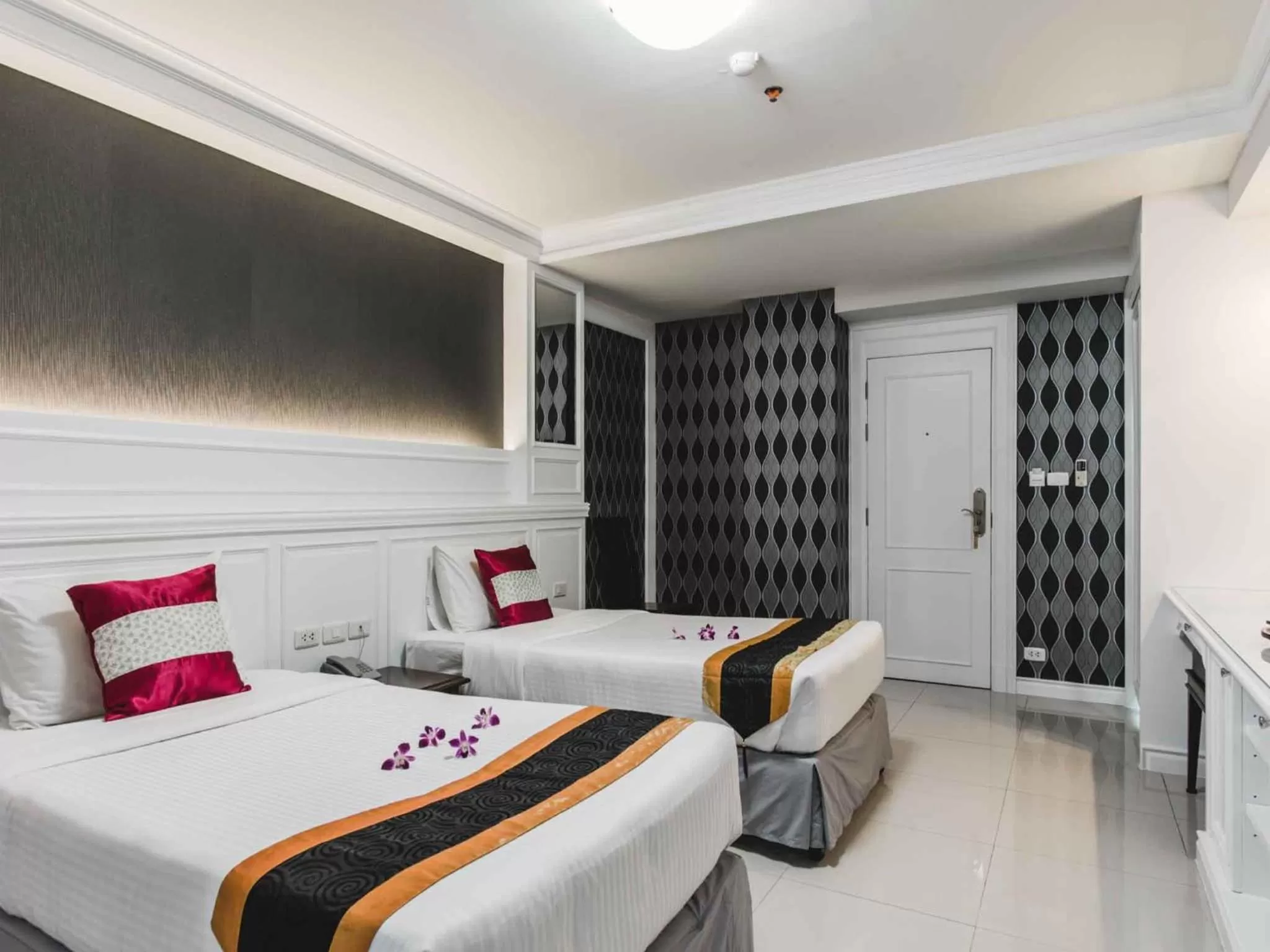 Bedroom, Bed in Convenient Park Bangkok