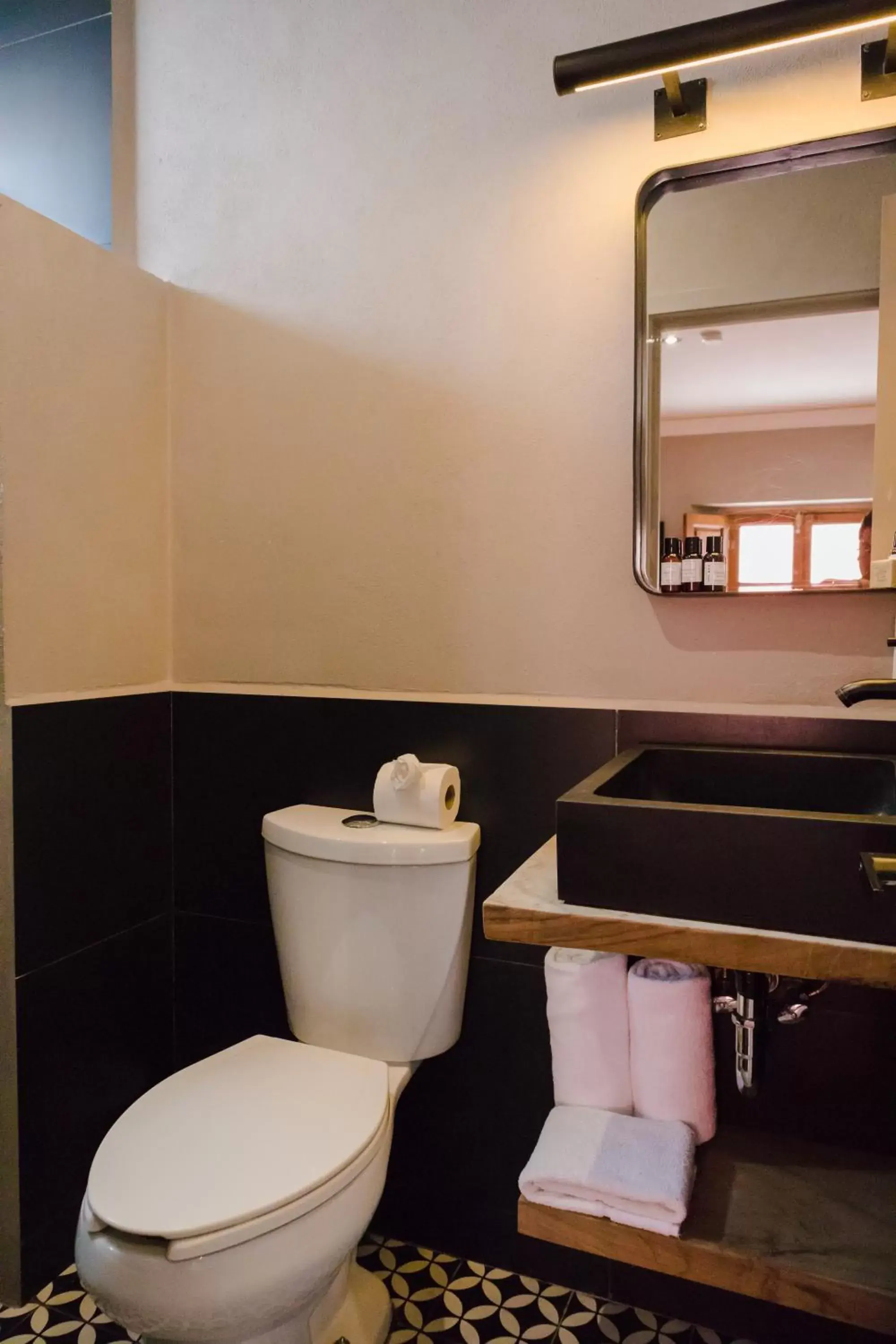 Bathroom in Mikaella Hotel