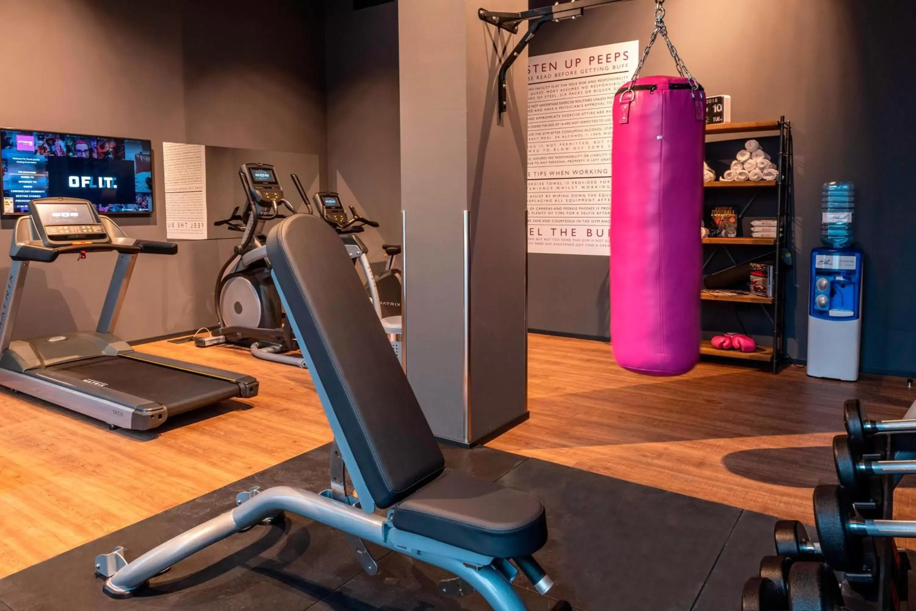 Fitness centre/facilities, Fitness Center/Facilities in Moxy Milan Linate Airport